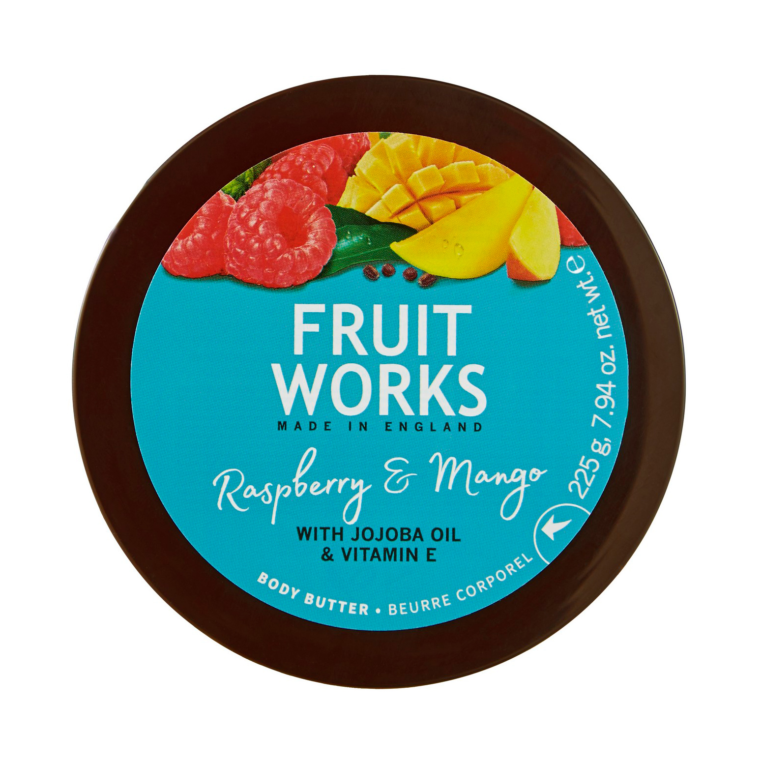 

Масло для тіла Grace Cole Fruit Works Body Butter Raspberry & Mango жiночий, 225 г
