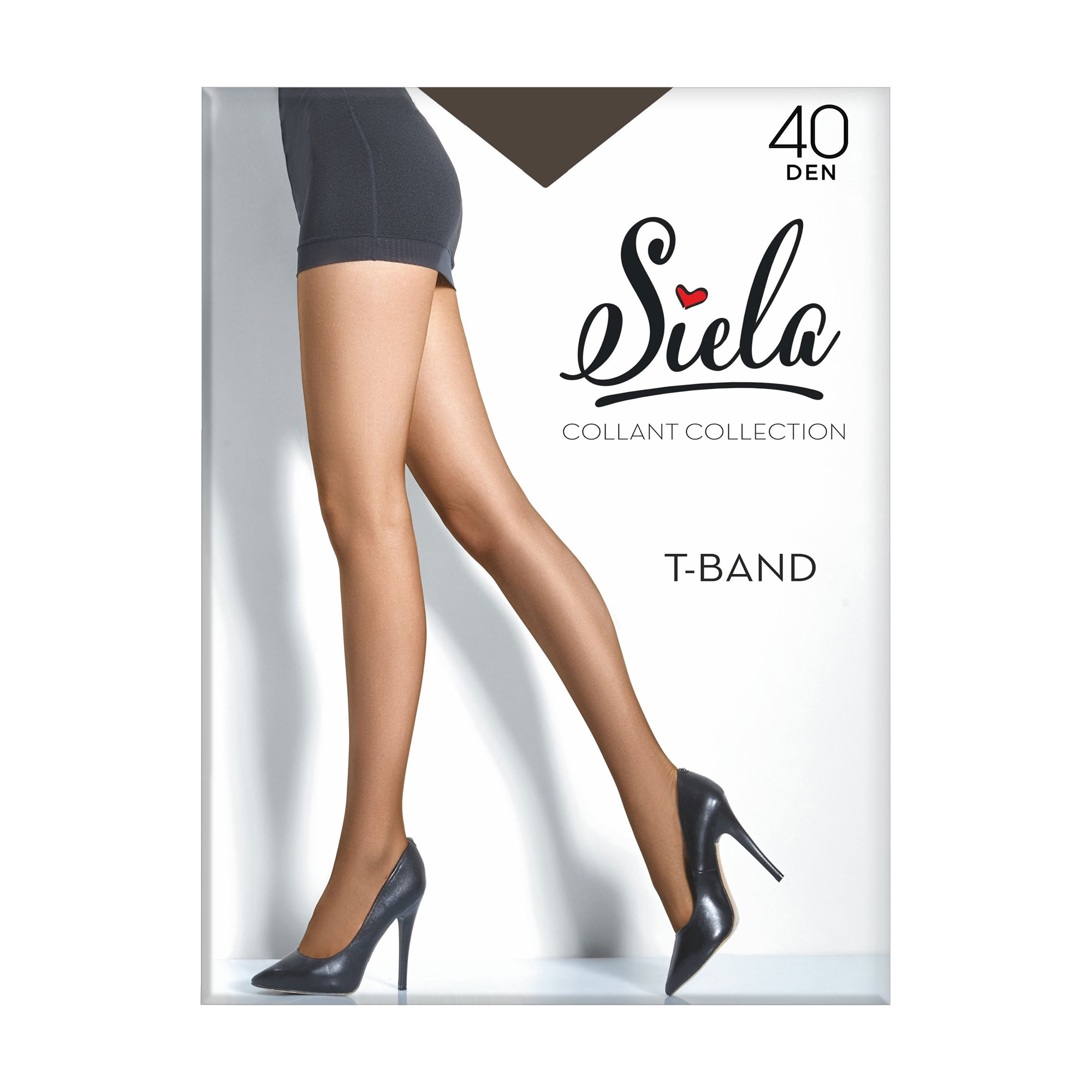 Колготки жіночі Siela T-Band без шортиків, 40 DEN, Tabaco, розмір 3