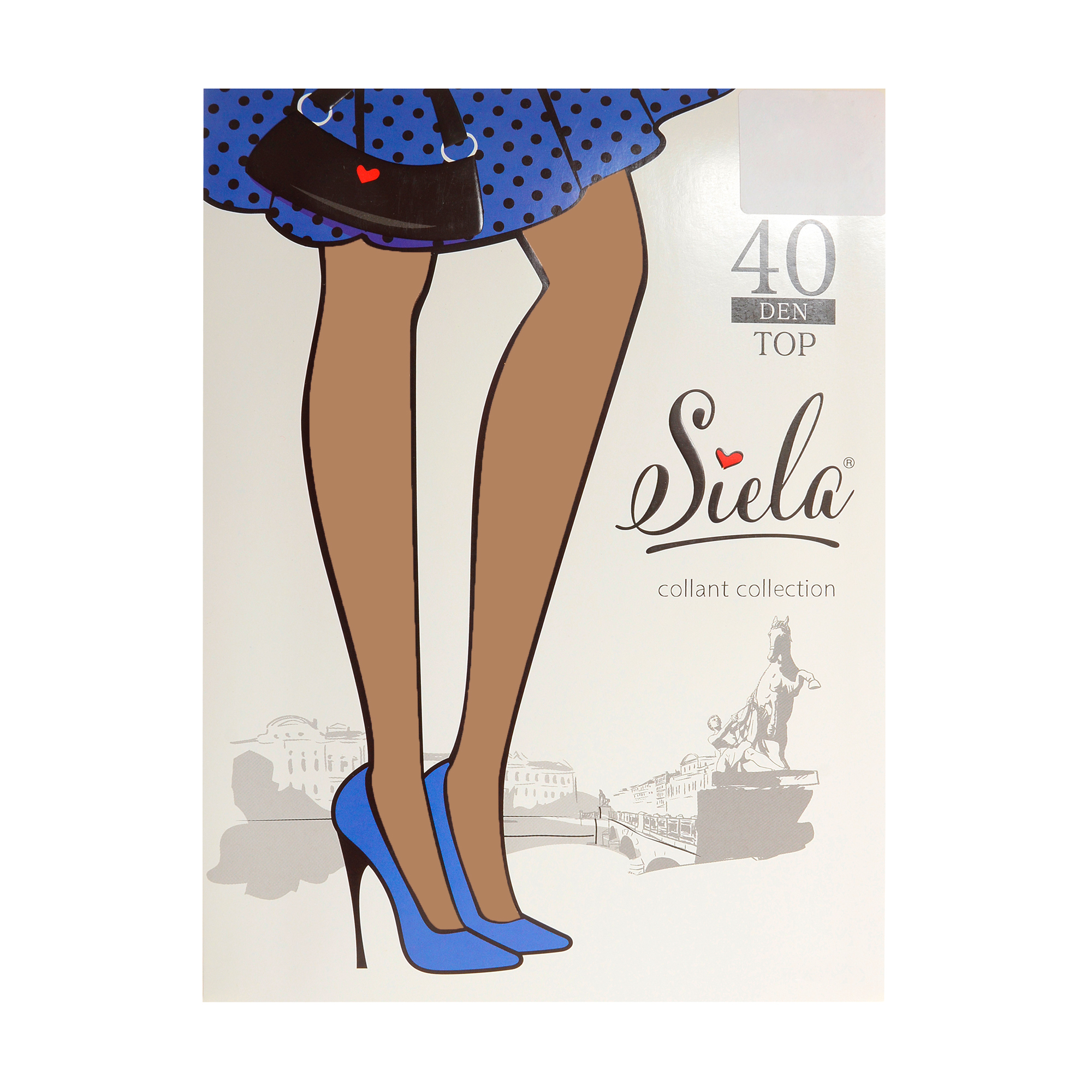 

Колготки жіночі Siela Top 40 DEN Glasse, р. 4