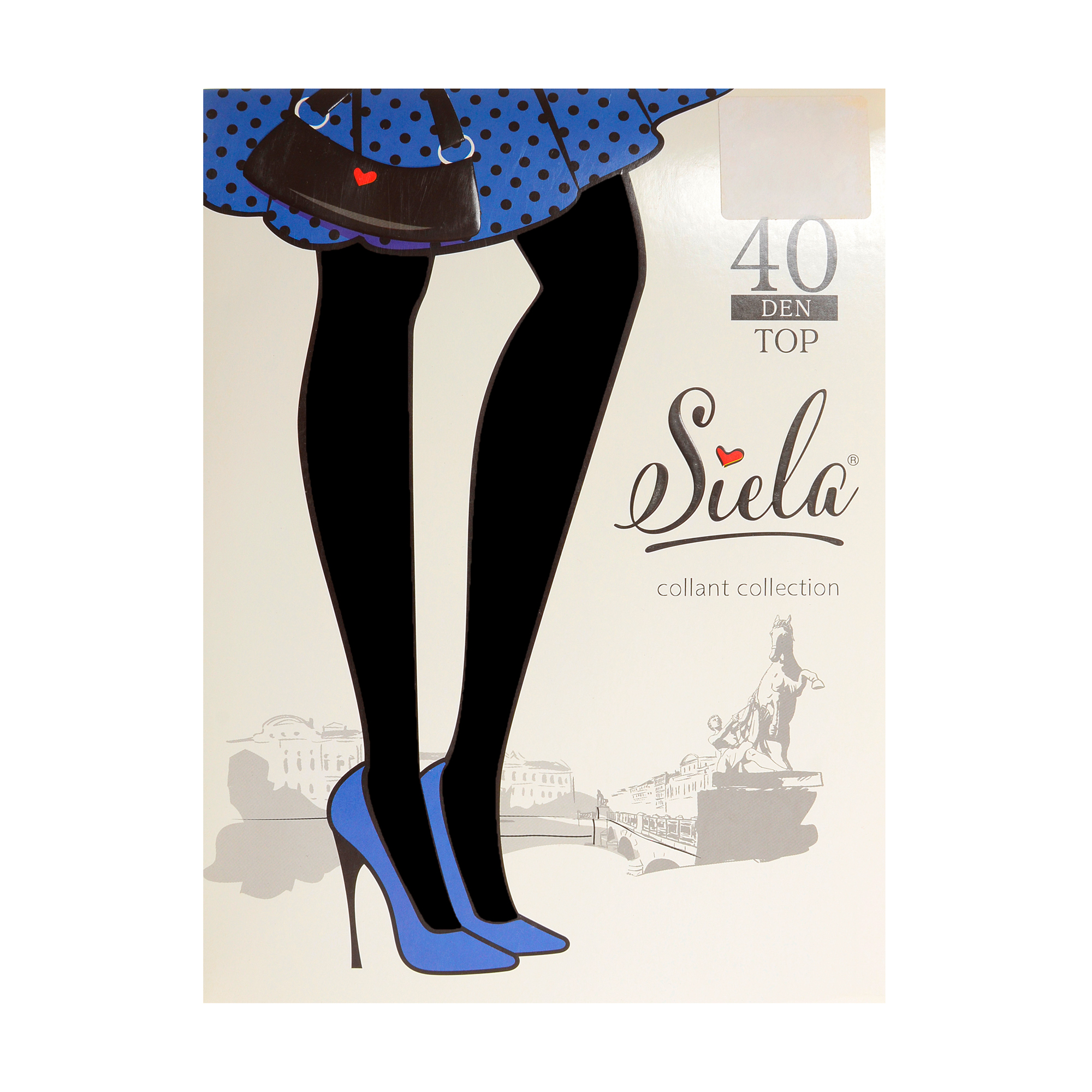

Колготки жіночі Siela Top 40 DEN Nero, р. 2