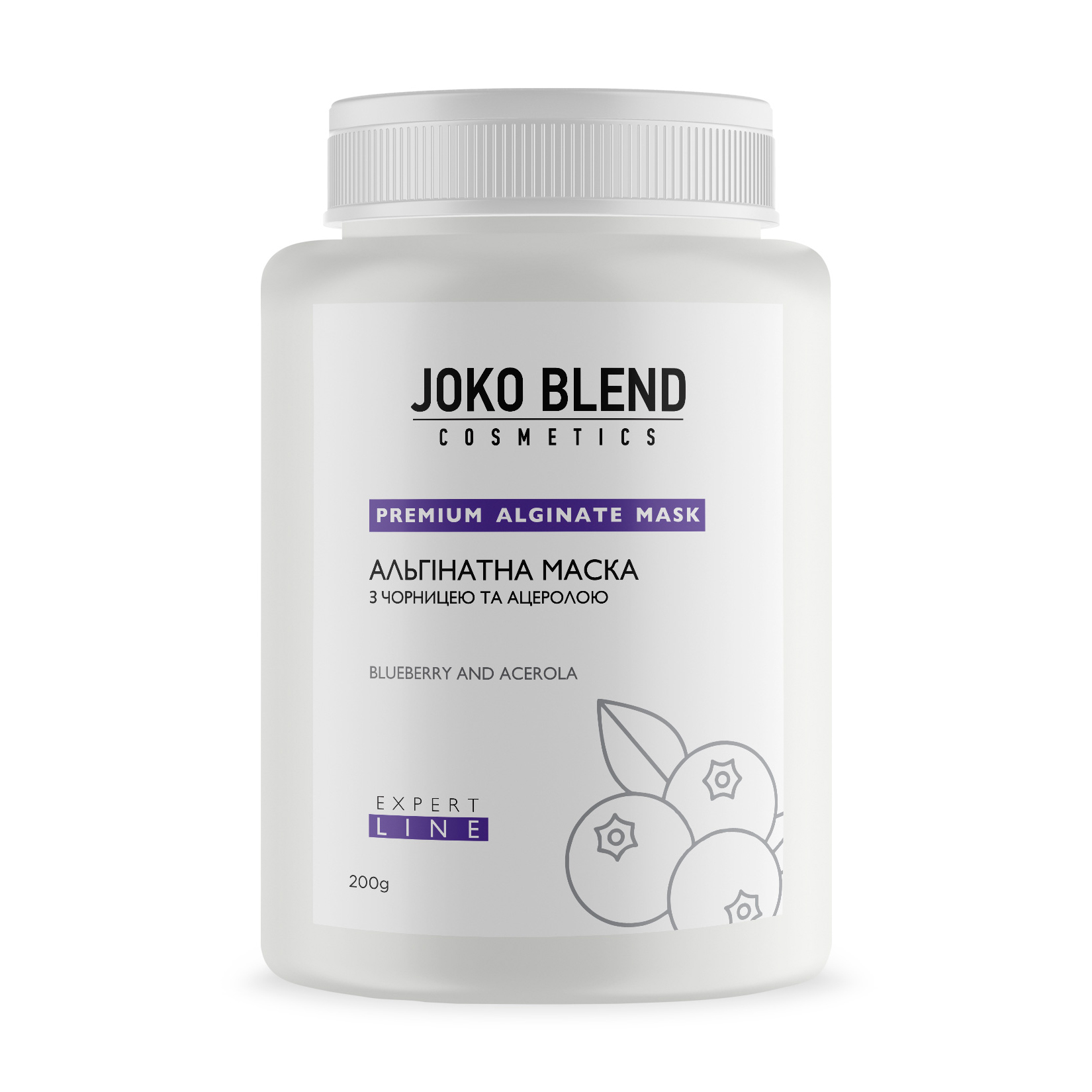 

Альгінатна маска Joko Blend з чорницею і ацеролою, 200 г