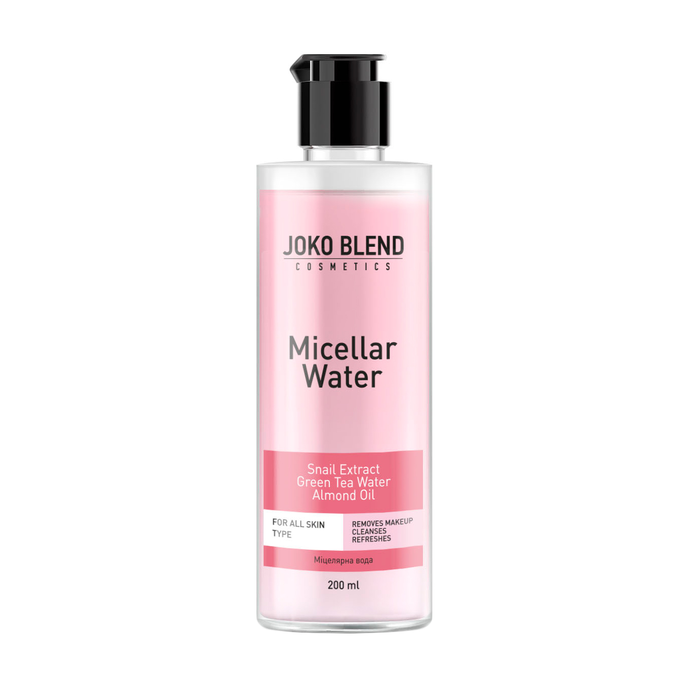 

Мiцелярна вода Joko Blend Micellar Water з екстрактом равлика, 200 мл