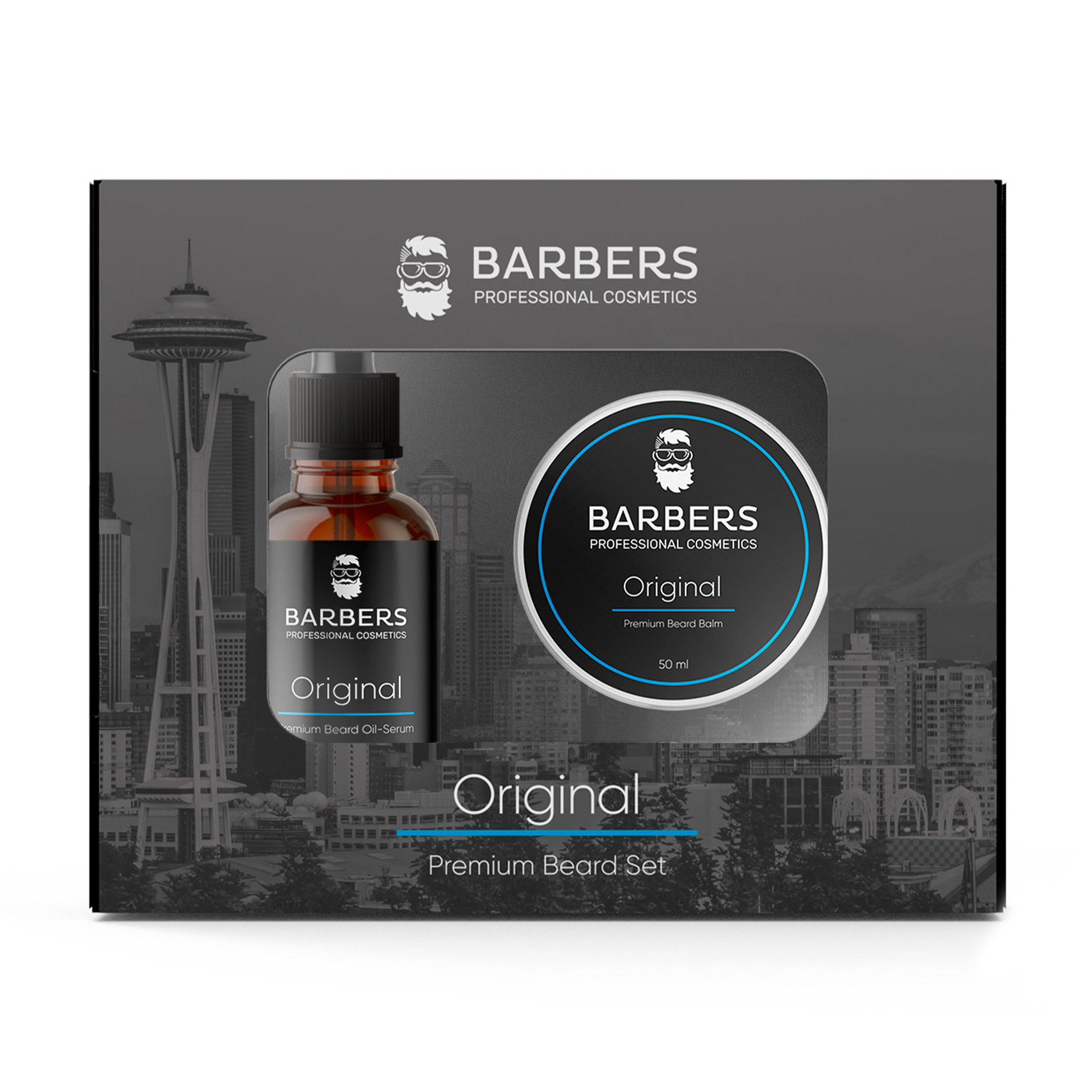 

Набiр для догляду за бородою Barbers Original (бальзам для бороди, 50 мл + олія-сироватка для бороди, 30 мл)