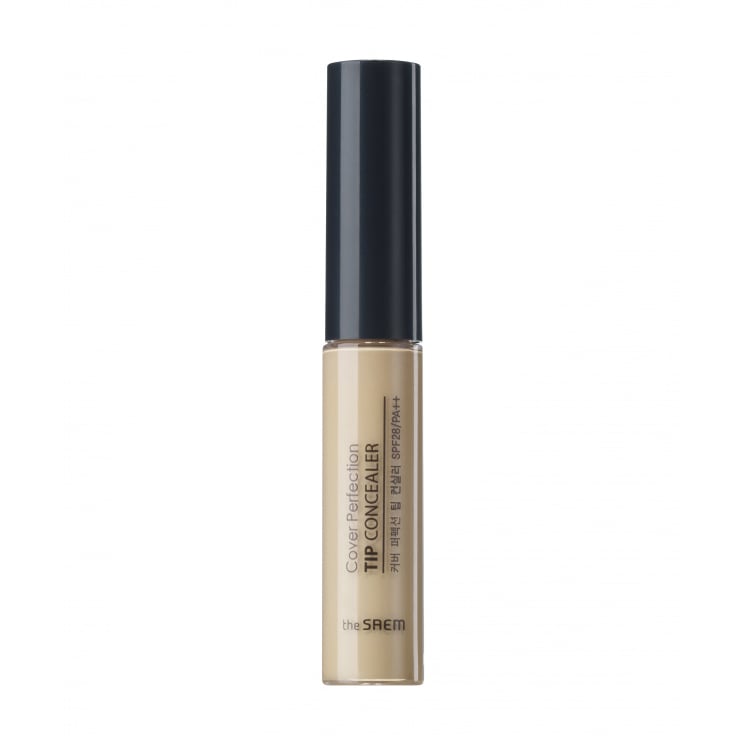 

Рідкий консилер для обличчя The Saem Cover Perfection Tip Concealer SPF 28/РА ++ 1.25 Light Beige, 6.5 г