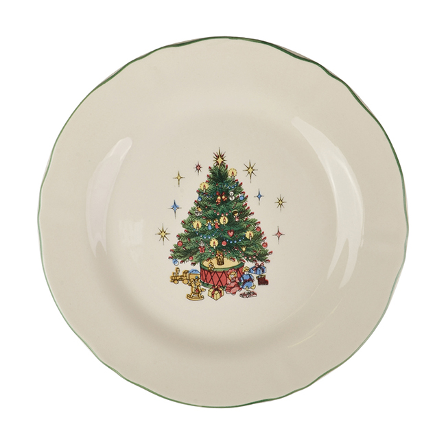 

Тарілка Claytan Ceramics Різдвяна ялинка 910-131, 21 см