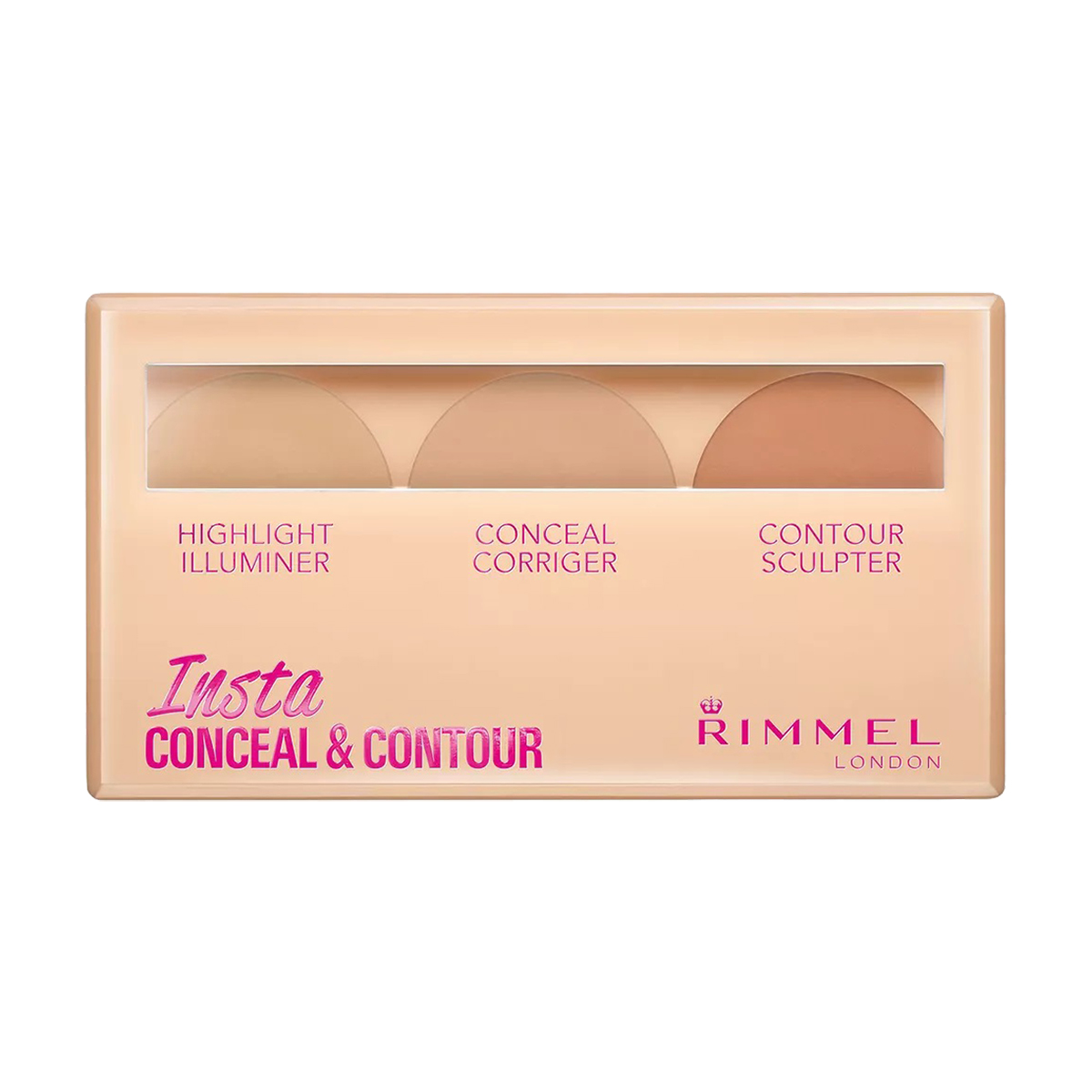 

Палітра для контурінга обличчя Rimmel Insta Conceal and Contour Palette 010 Light 7 г