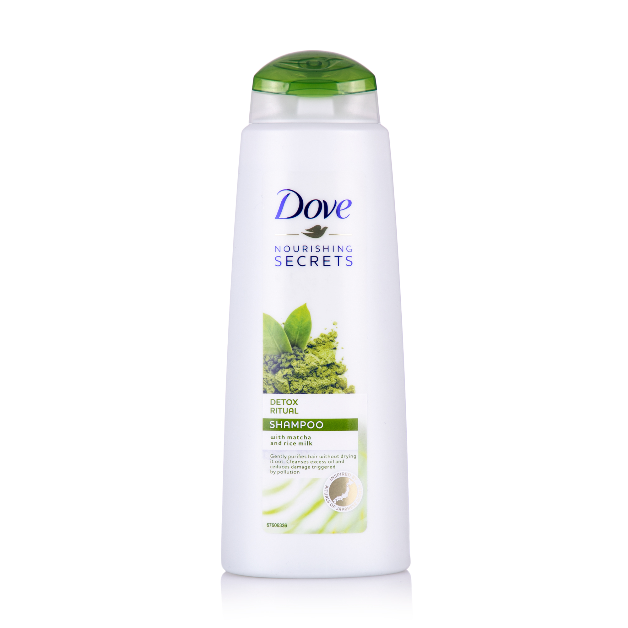 

Шампунь-детокс для волосся Dove Nourishing Secrets з чаєм матча і рисовим молоком, 400 мл
