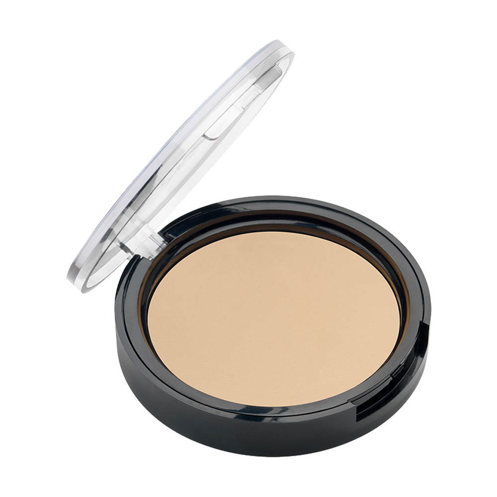 Акція на Компактна матова пудра Aden Silky Matt Compact Powder 01, 15 г від Eva