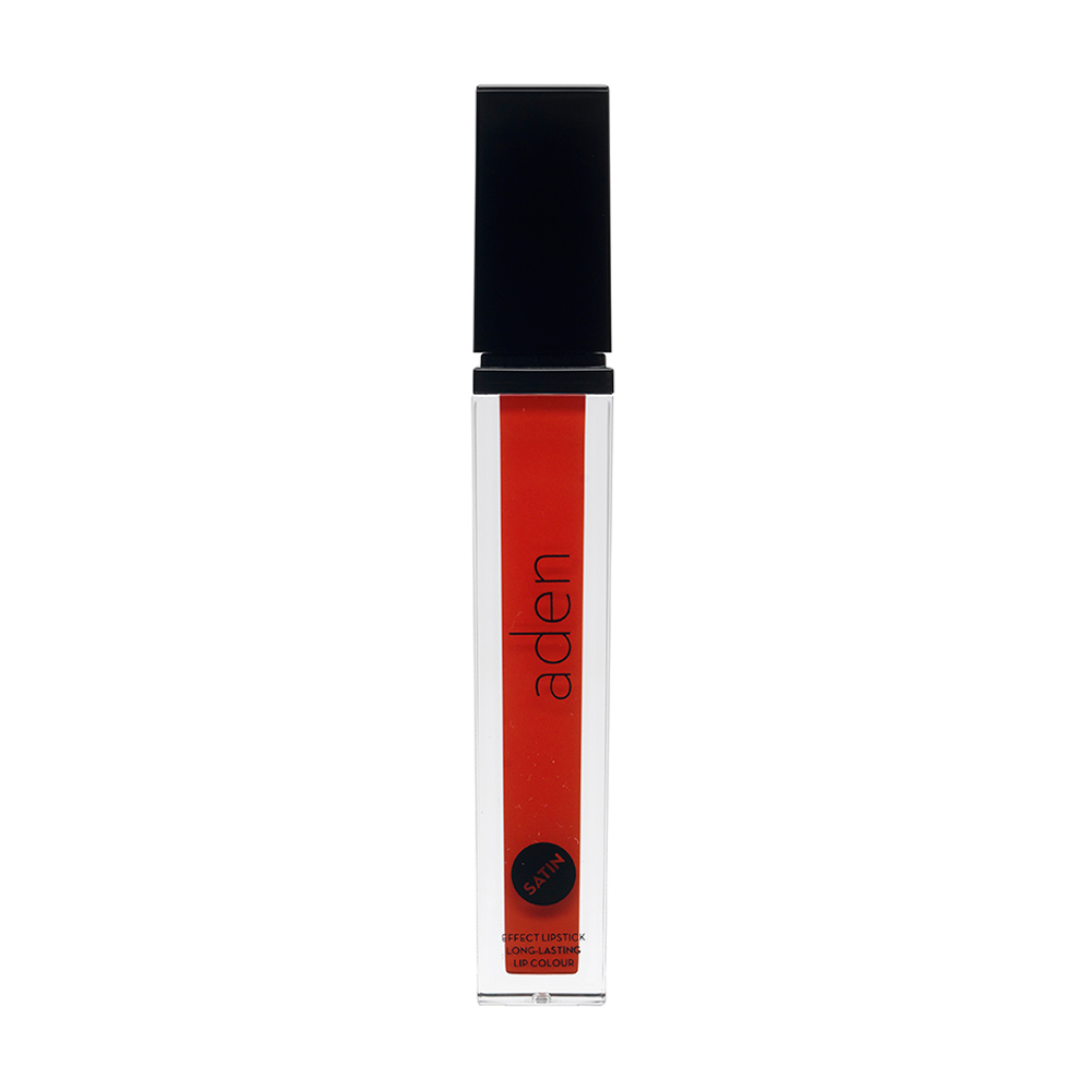 Рідка матова помада Aden Satin Effect Lipstick 5 Bright Coral 7 мл