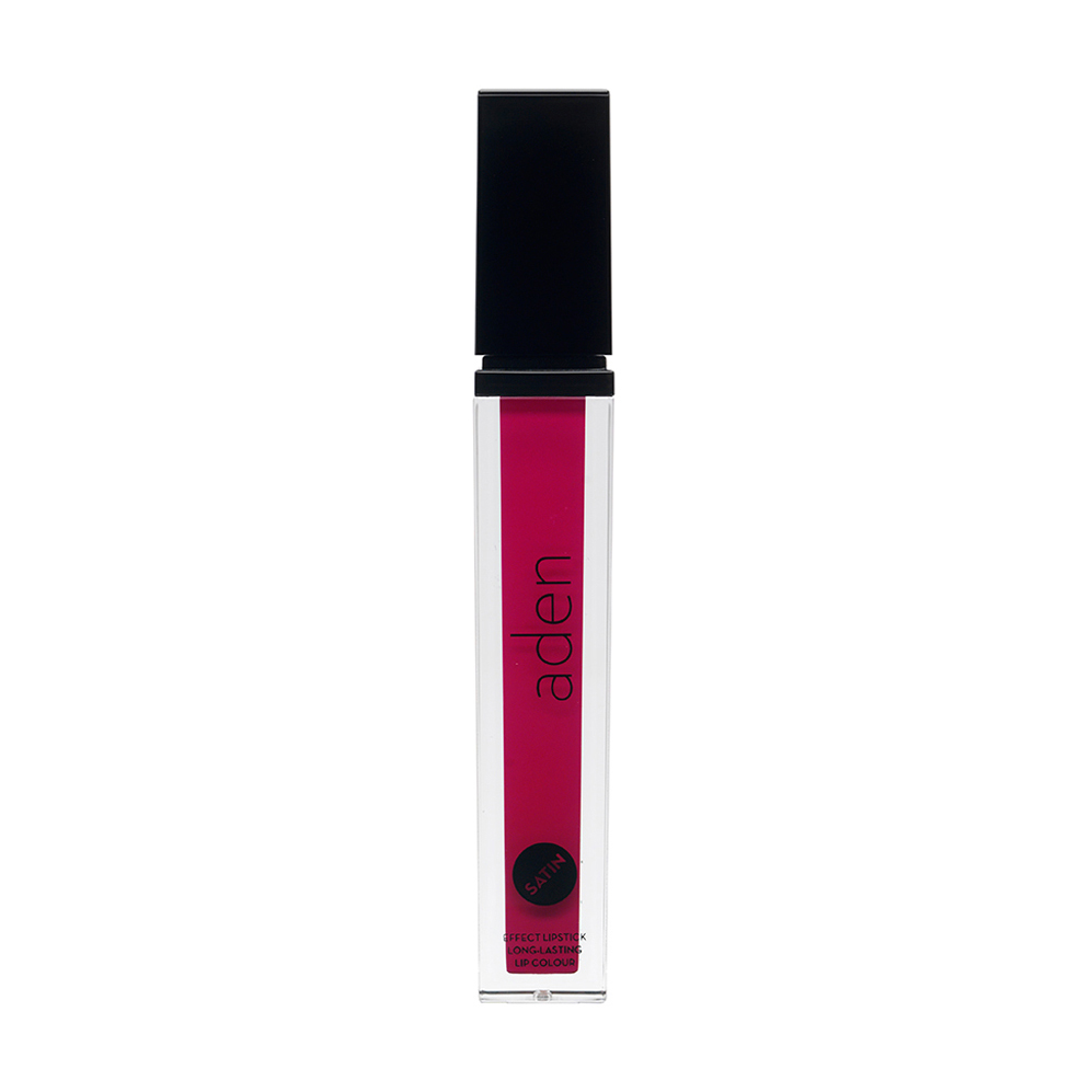 Акція на Рідка матова помада Aden Satin Effect Lipstick 07 Shimmering Fuchsia, 7 мл від Eva