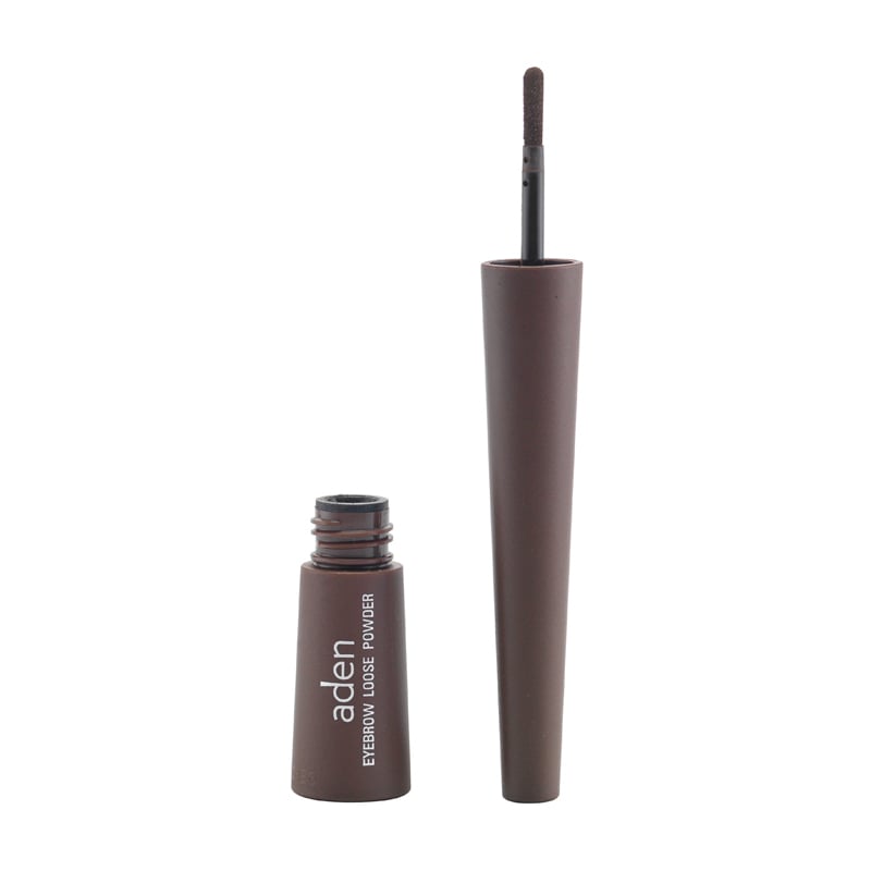 

Пудра-порошок для брів з пензлем Aden Eyebrow Loose Powder 03 Dark Brown, 0.7 г
