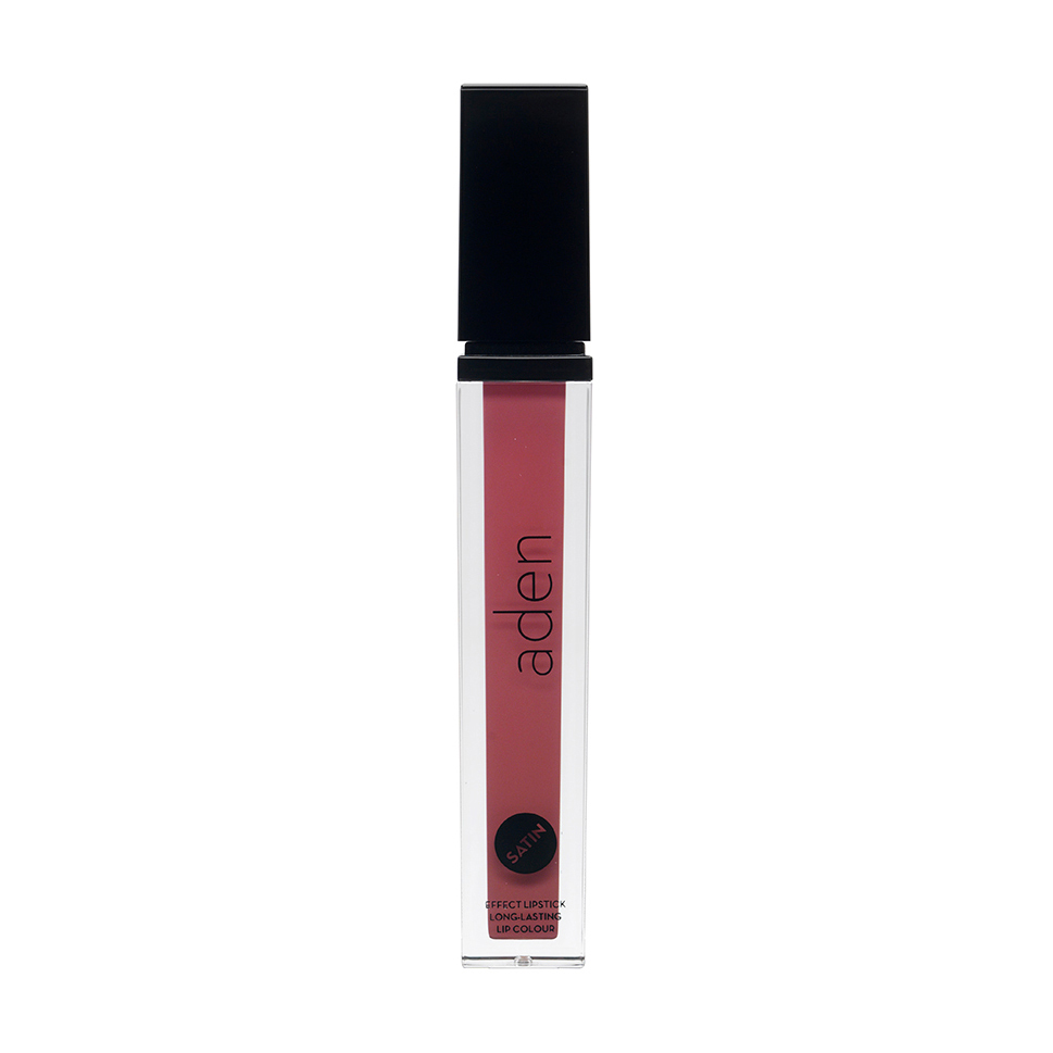 

Рідка матова помада Aden Satin Effect Lipstick 04 Cool Mauve, 7 мл