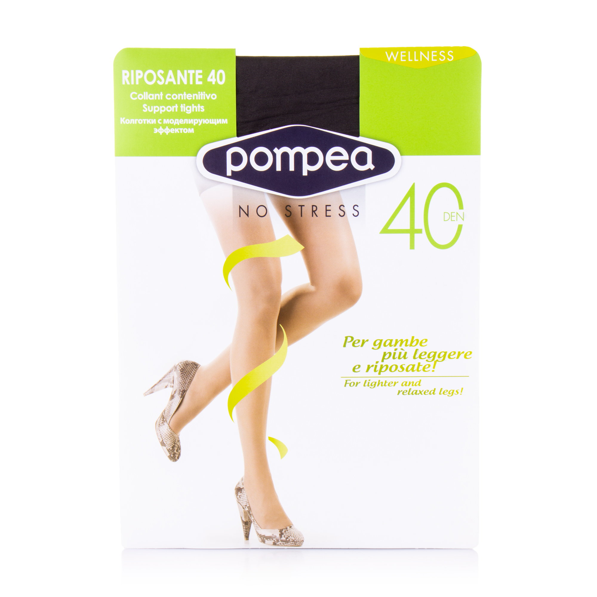 

Колготки жіночі Pompea Riposante 40 DEN Tabacco, р. 3М