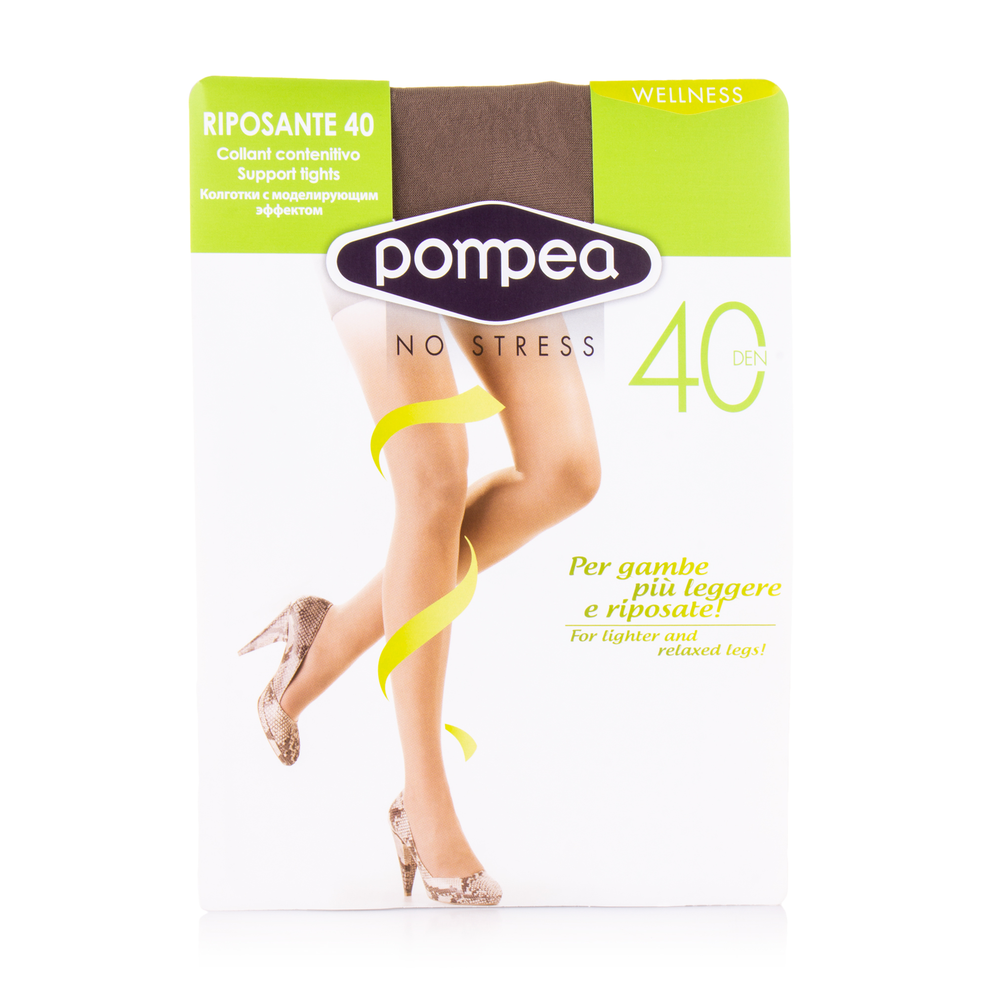 

Колготки жіночі Pompea Riposante 40 DEN Glace, р. 3М