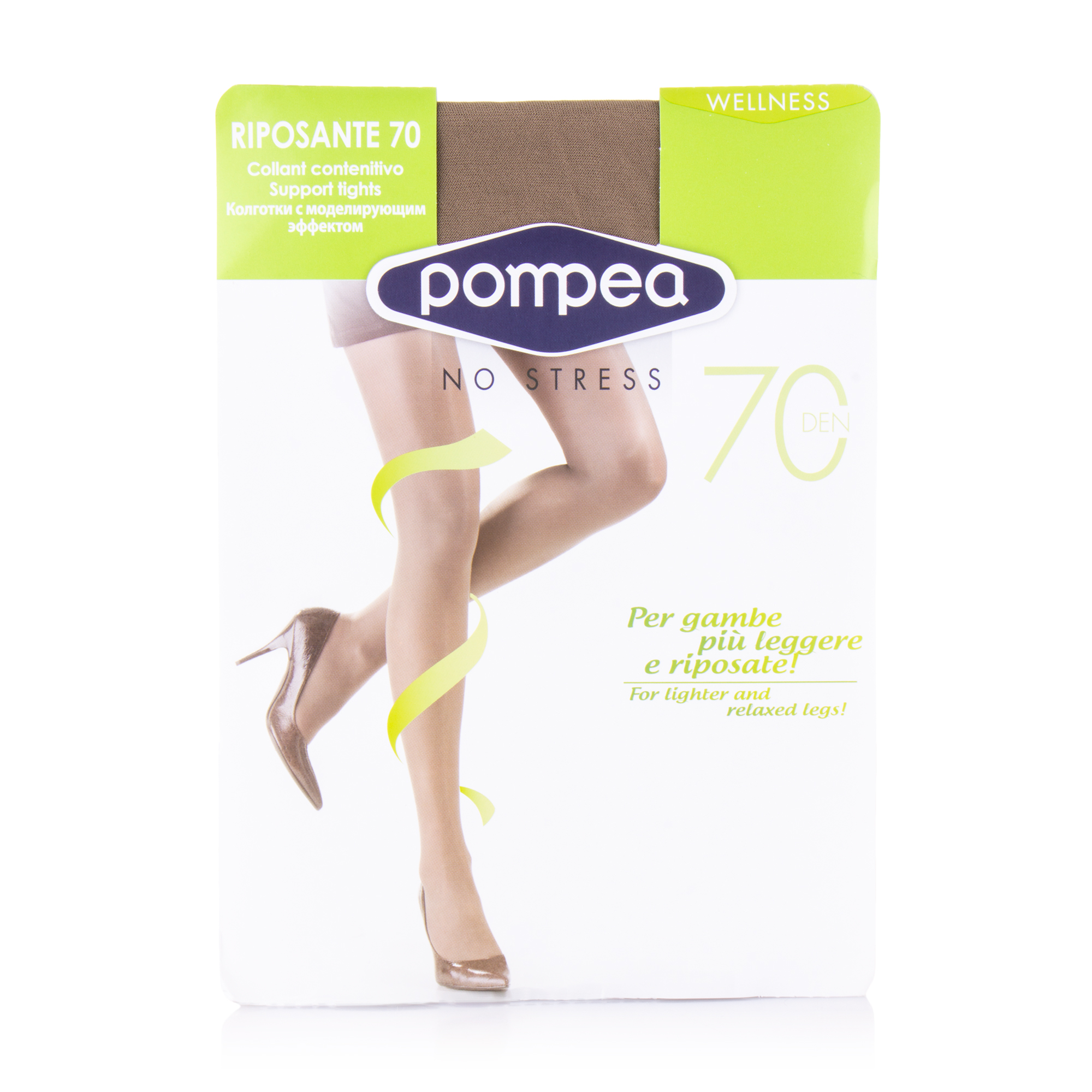 

Колготки жіночі Pompea Riposante 70 DEN Nero, р. 4L