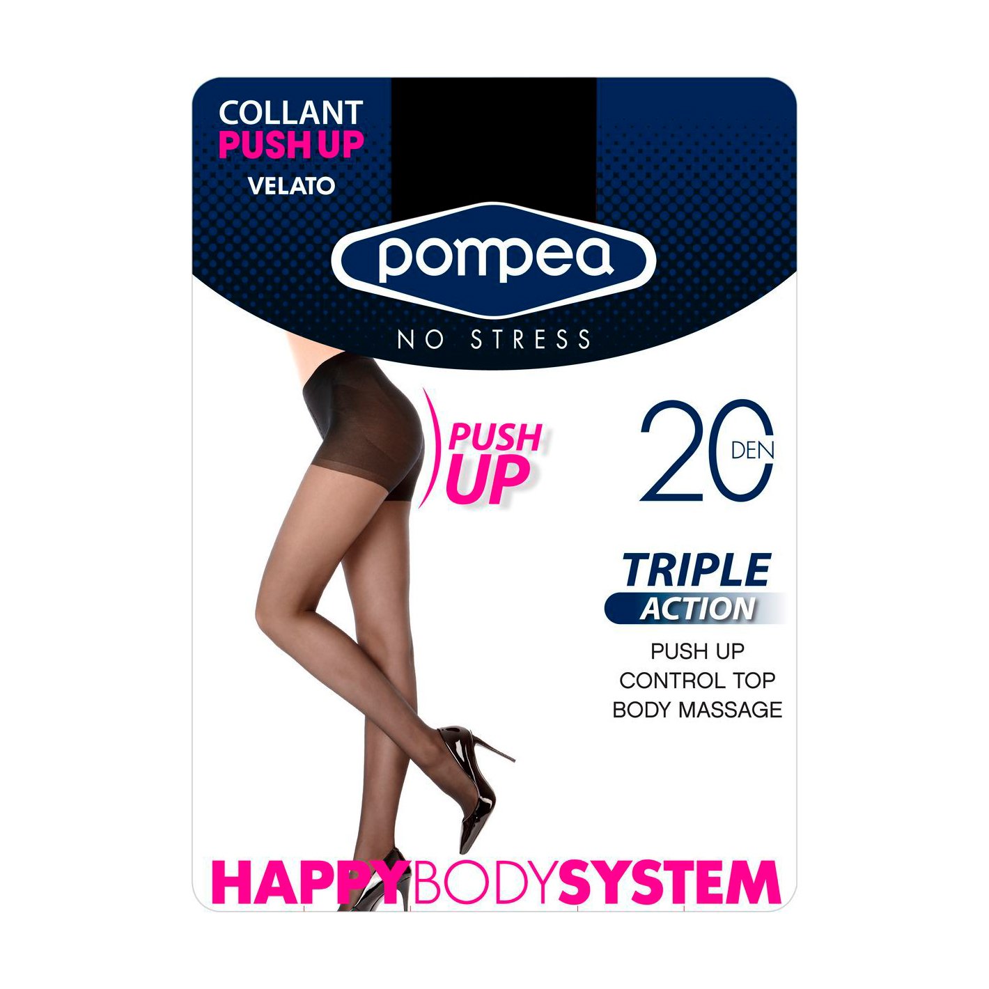 

Колготки жіночі Pompea Triple Action 40 DEN Black, р. 3М