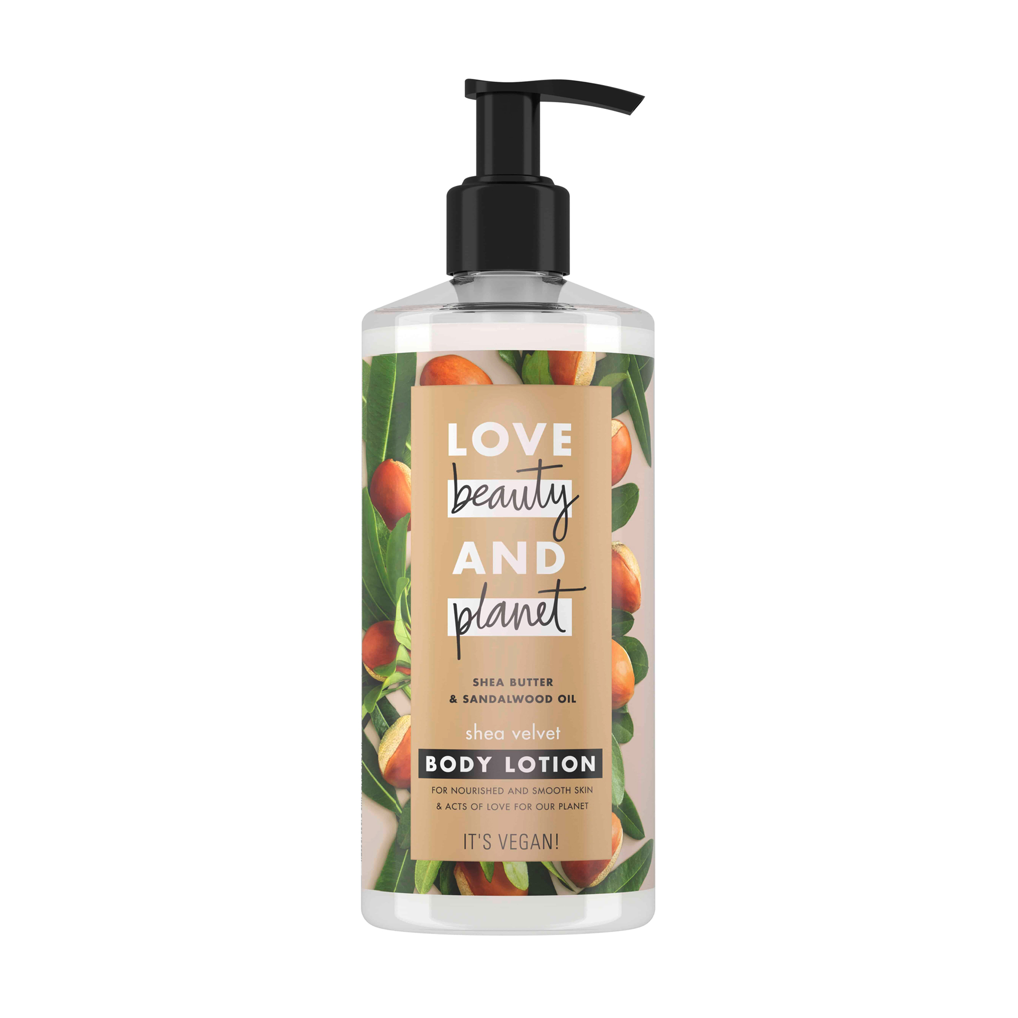 

Лосьйон для тіла Beauty&Planet Оксамитове масло Ши, 400 мл