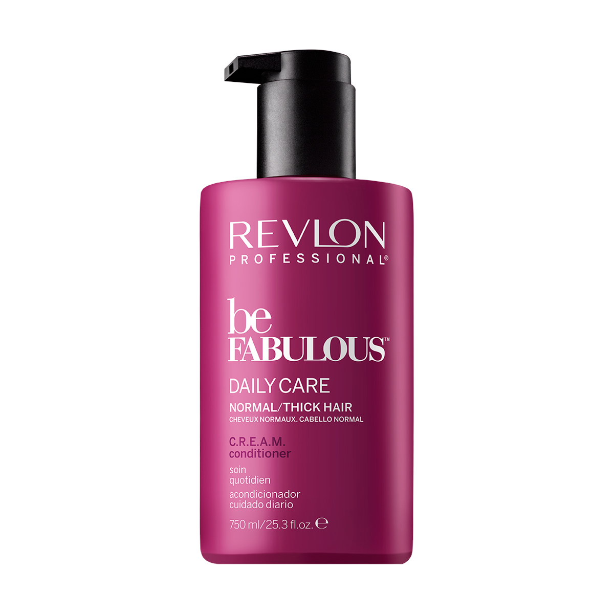 

Кондиціонер Revlon Be Fabulous Daily Care CREAM Normal, Thick Hair Conditioner для щоденного догляду за нормальними і густими волоссям, 750 мл