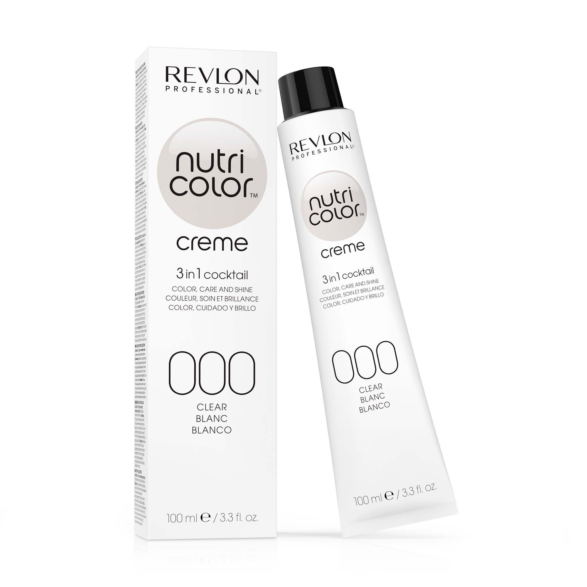 

Тонуючий бальзам для прямого фарбування Revlon Professional Nutri Color Creme Clear 000 Прозора, 100 мл