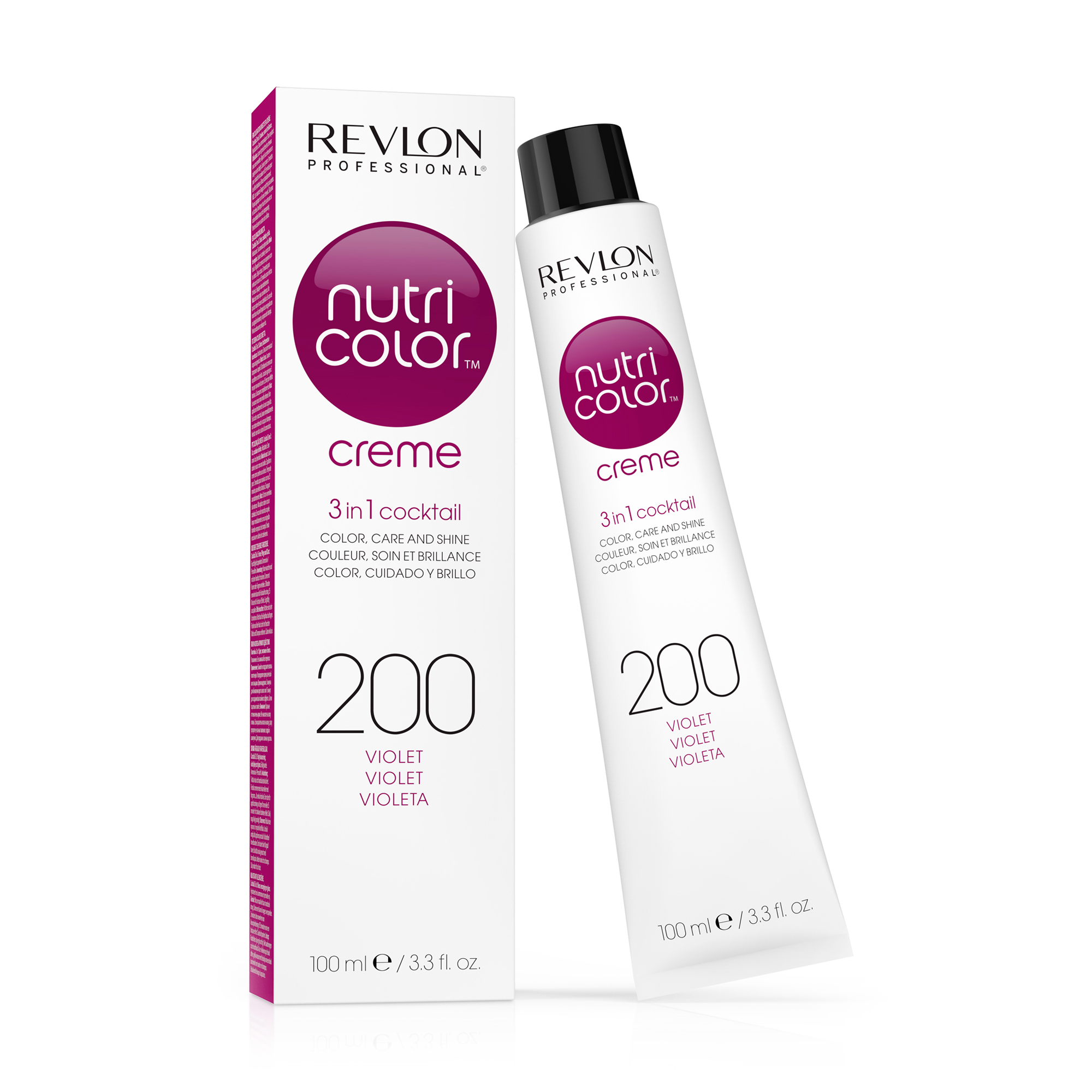 

Тонуючий бальзам для прямого фарбування Revlon Professional Nutri Color Creme 200 Burgundy, 100 мл
