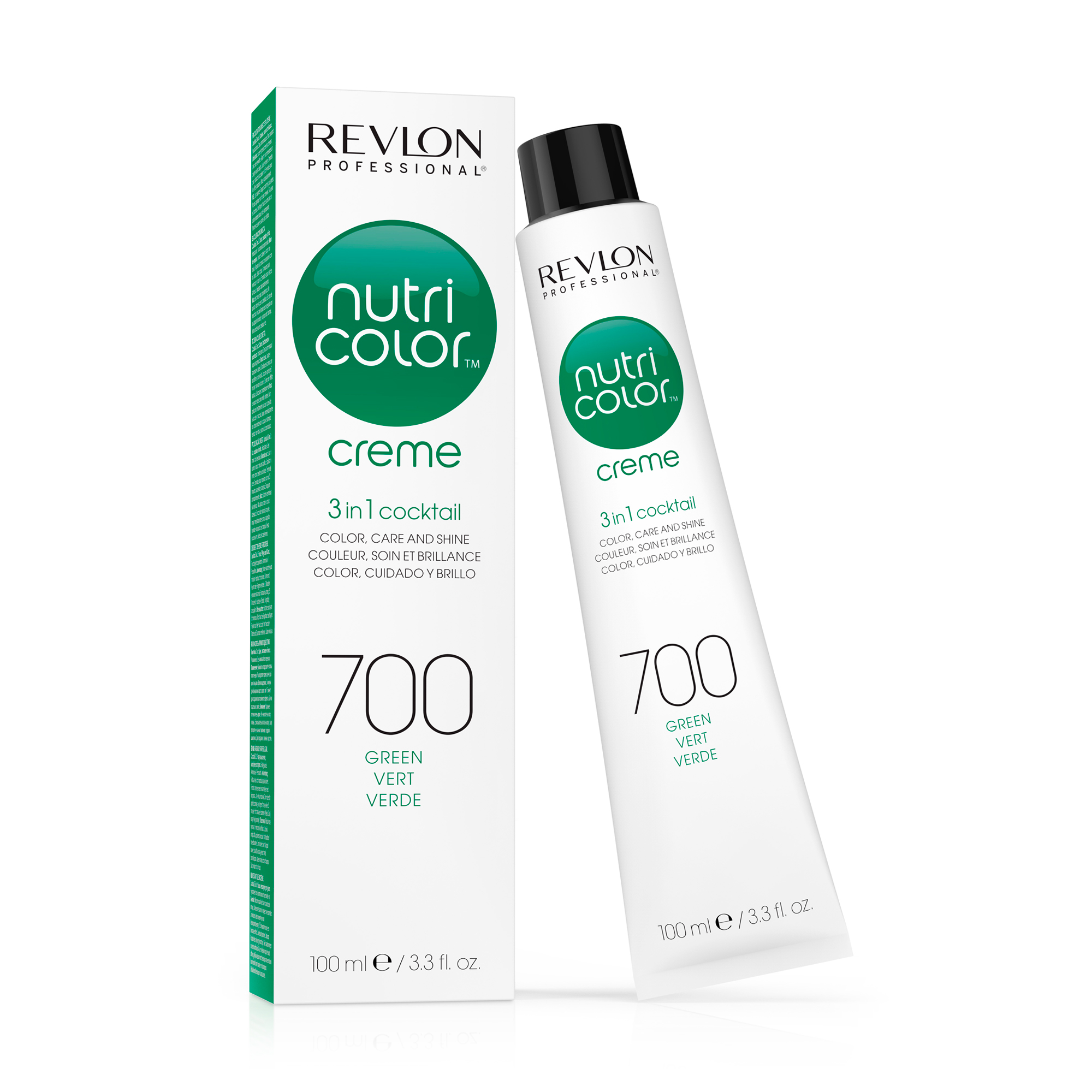 

Тонуючий бальзам для прямого фарбування Revlon Professional Nutri Color Creme Tube 700 Green, 100 мл