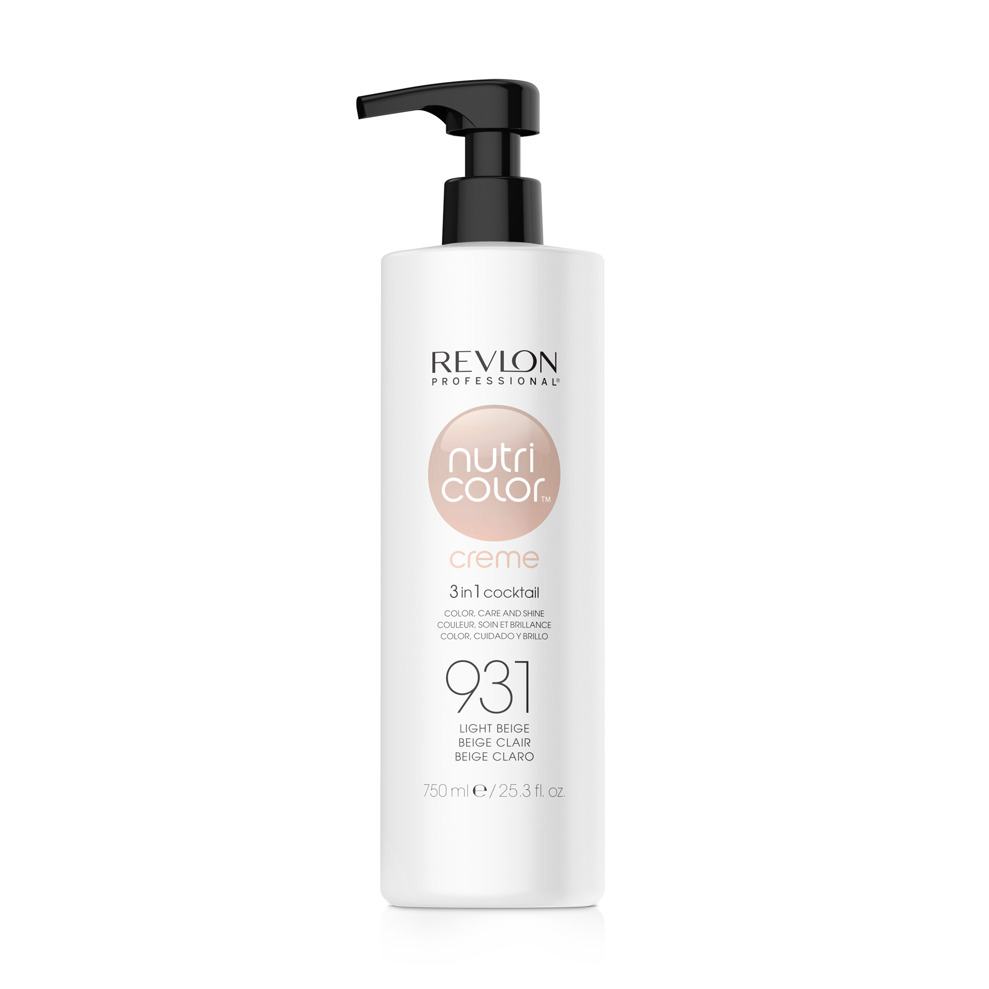 

Тонуючий бальзам для прямого фарбування Revlon Professional Nutri Color Creme 931 Light Beige, 750 мл