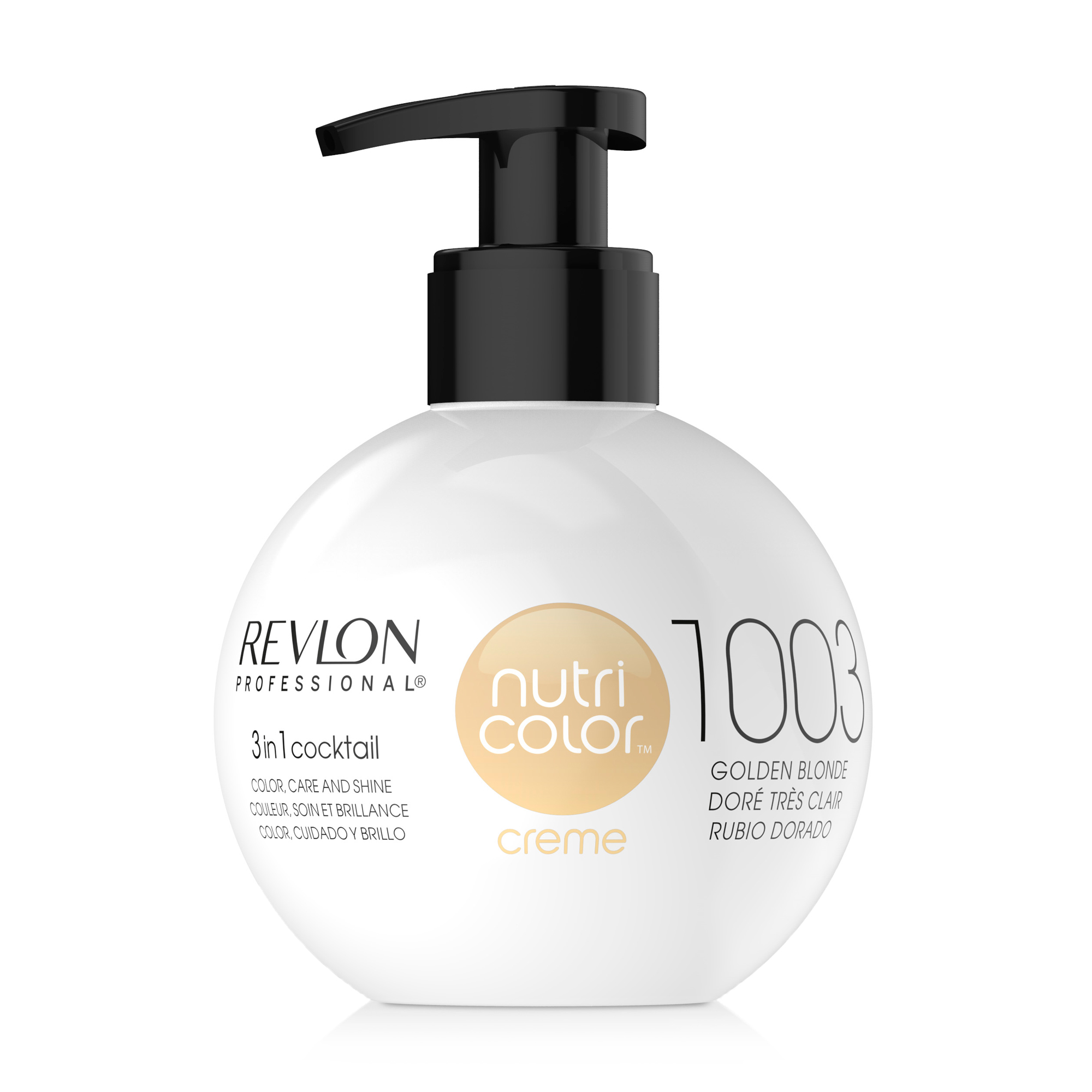 

Тонувальна маска для волосся Revlon Professional Nutri Color Creme 1003 Golden Blonde, 270 мл