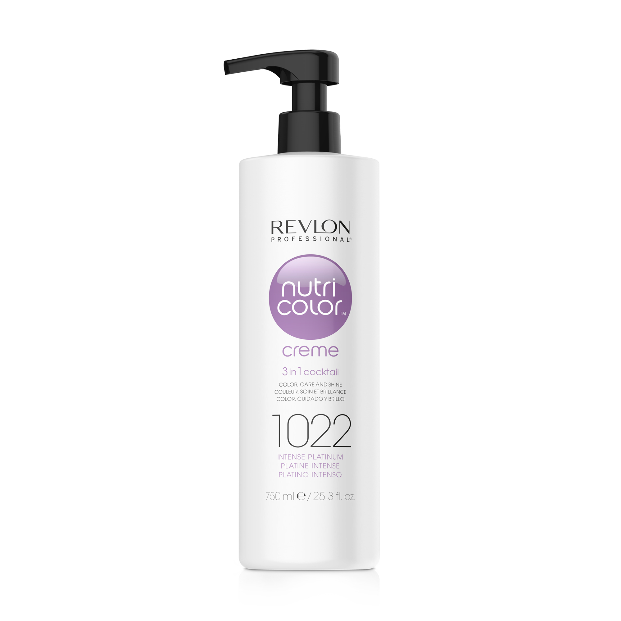 

Тонуючий бальзам для прямого фарбування Revlon Professional Nutri Color Creme 1022 Intensive Platinum, 750 мл