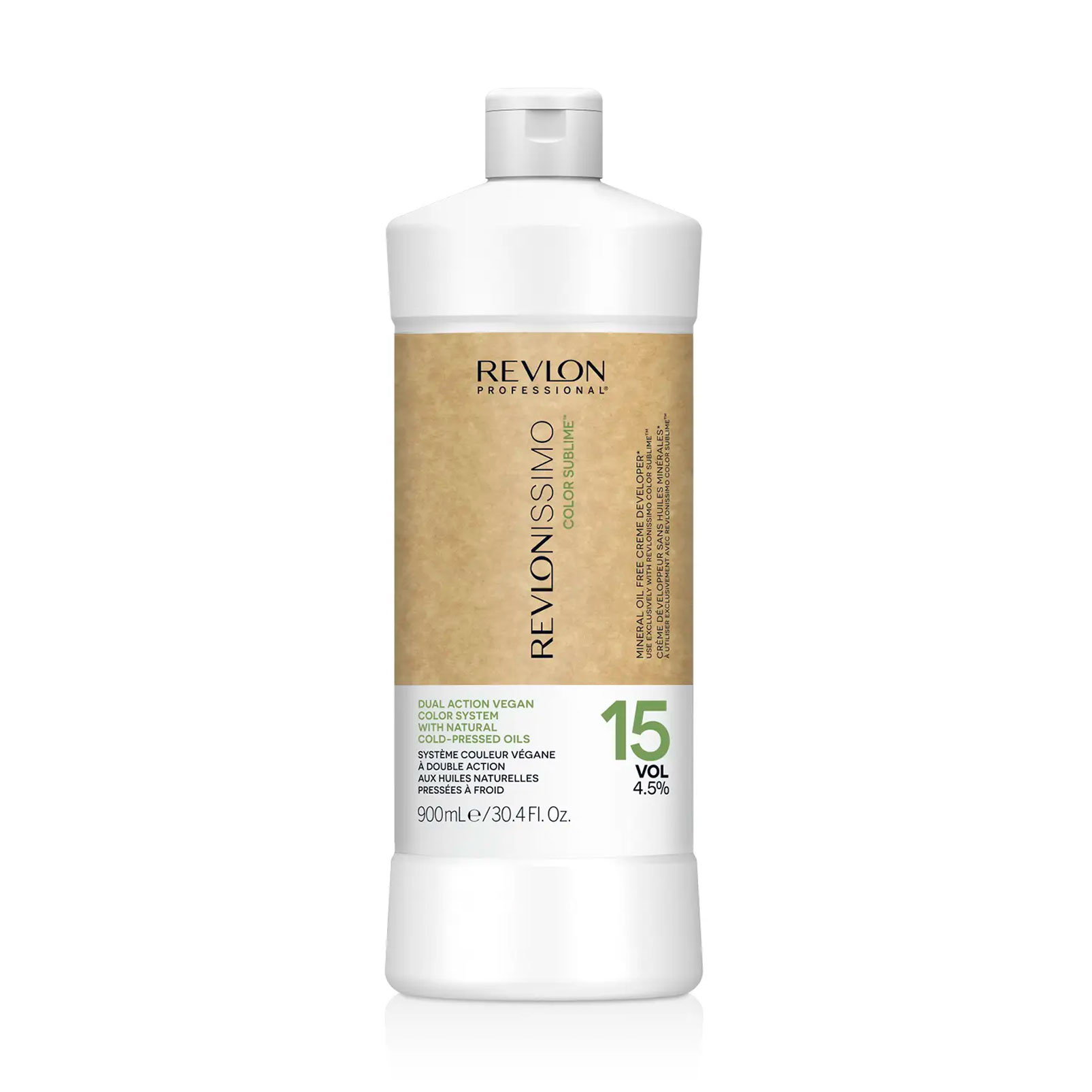 

Кремовий окислювач для фарби Revlon Professional Revlonissimo Color Sublime Vegan Creme Developer 4.5% (15 Vol), 900 мл