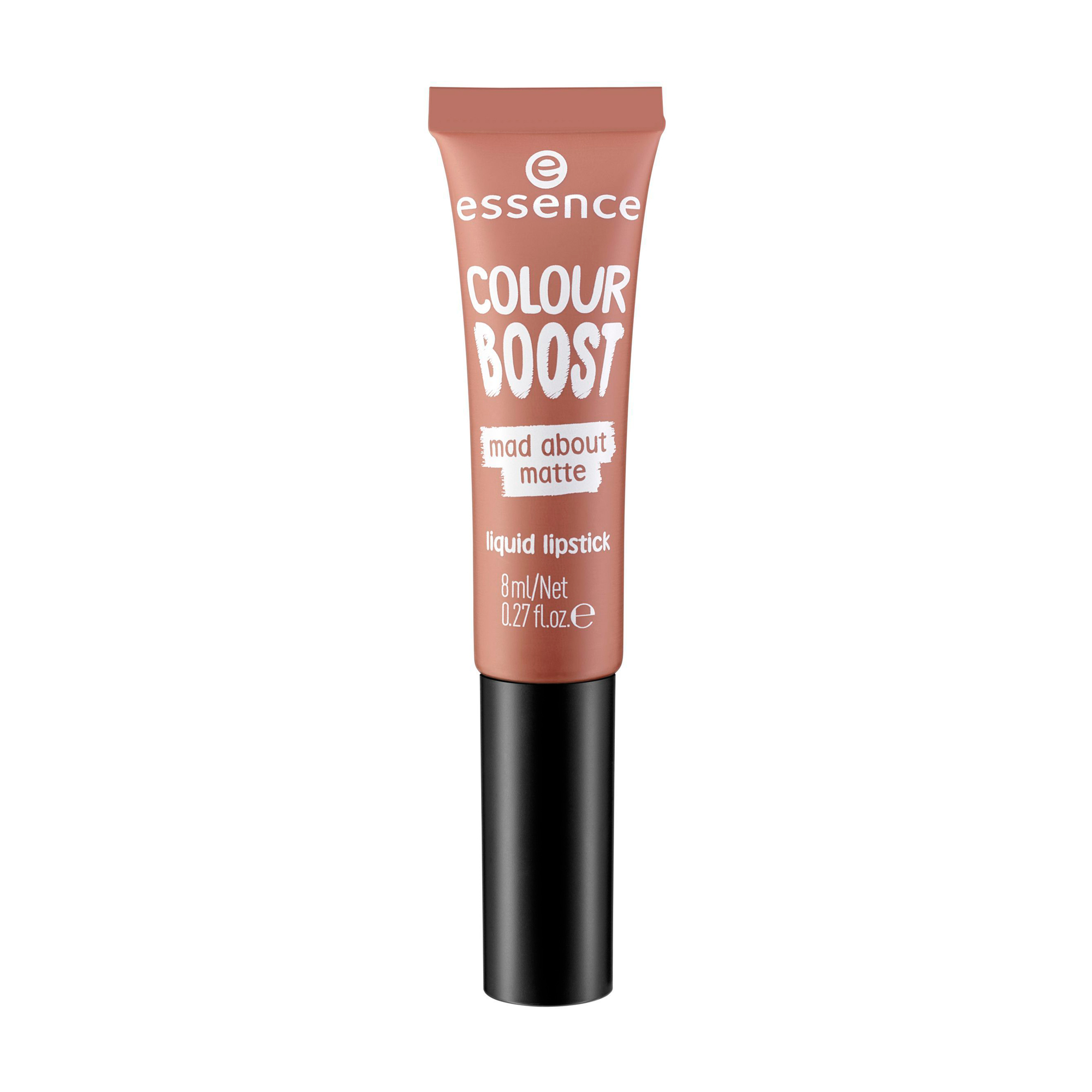 

Рідка матова помада для губ Essence Colour Boost Mad About Matte 01 Dusty romance, 8 мл