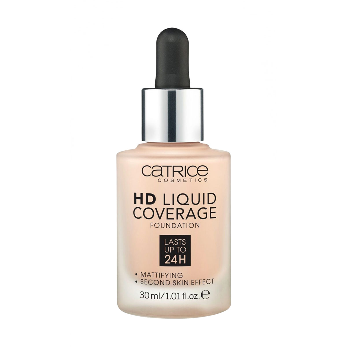 

Уцінка! Матувальна тональна основа для обличчя Catrice HD Liquid Coverage Foundation, 010 Light Beige, 30 мл