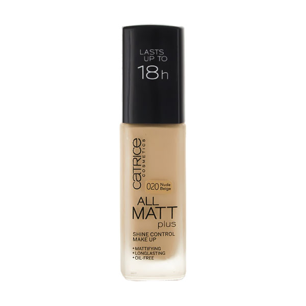 

Тональний крем Catrice All Matt Plus Shine Control Make Up з матувальним ефектом 020 Nude Beige, 30 мл