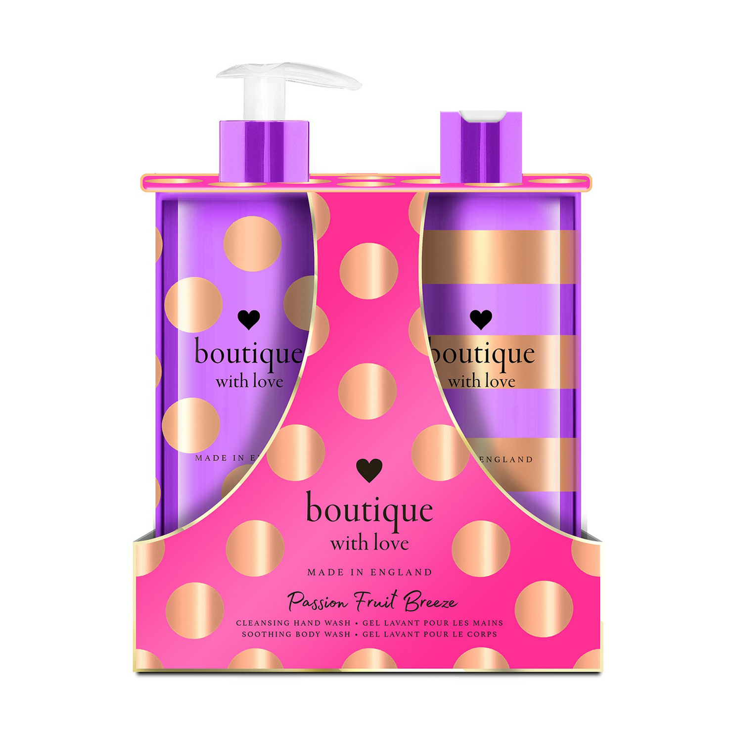 

Подарунковий набір Grace Cole With Love Duo Passion Fruit Breeze (гель для душу, 500 мл + мило для рук рідке, 500 мл)