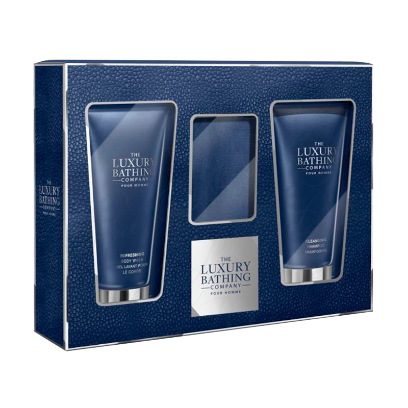 

Подарунковий набір для чоловіків Grace Cole Homme Sport Intensify (гель для душу, 100 мл + шампунь, 100 мл + рушник, 29*29 см)