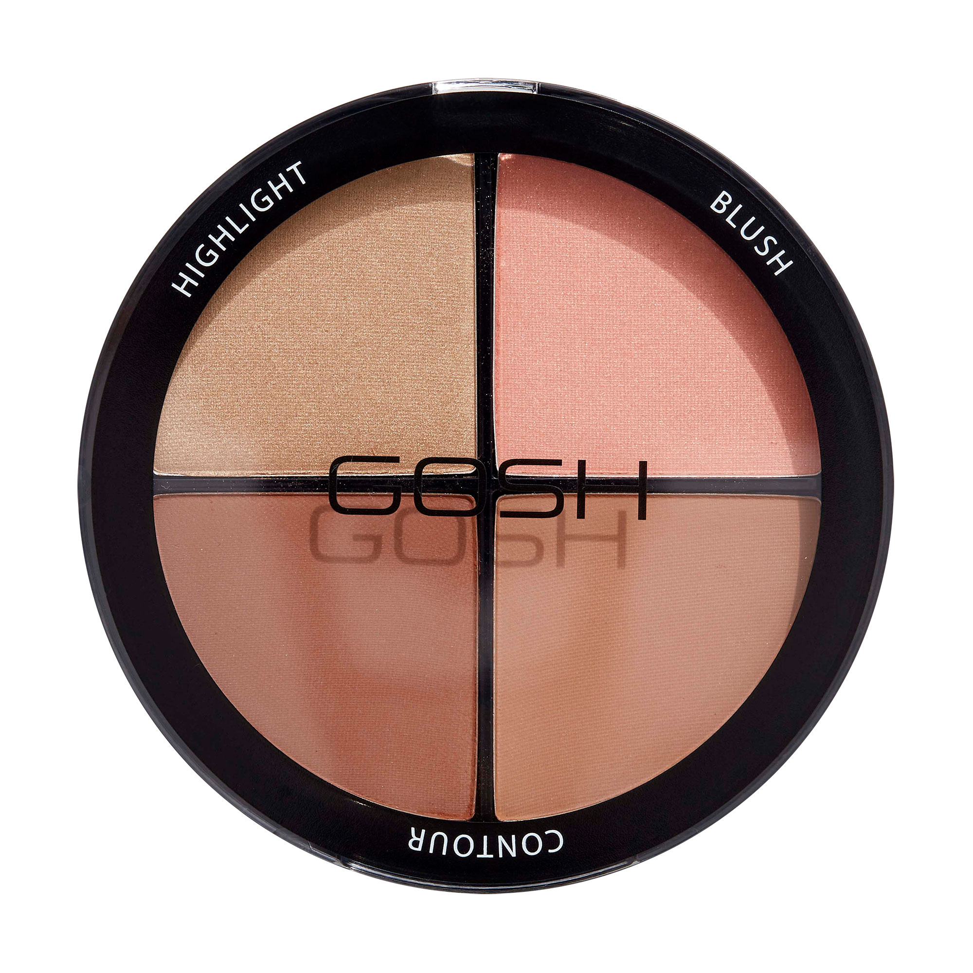 

Палетка для контурингу обличчя GOSH Contour Strobe Kit 002 Medium, 15 г