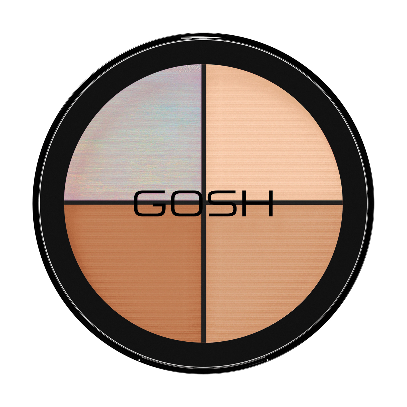 

Уцінка! Палетка для контурингу обличчя GOSH Strobe'n Glow Kit, 001 Highlight, 15 г