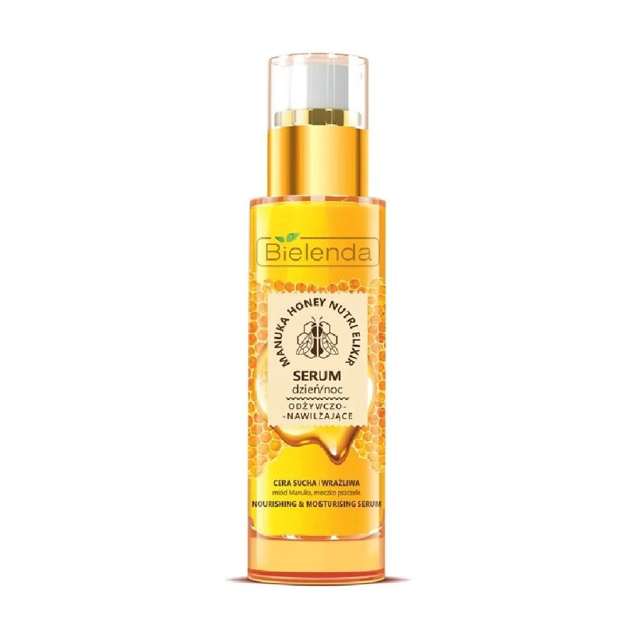 

Уцінка! Сироватка для обличчя Bielenda Manuka Honey живильна і зволожувальна, для сухої та чутливої шкіри, 30 мл