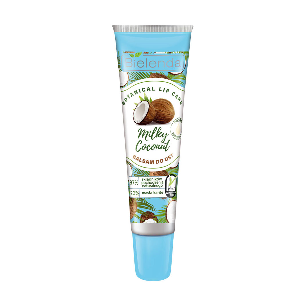 

Уцінка! Бальзам для губ Bielenda Botanical lip care, Молочний кокос, 10 г