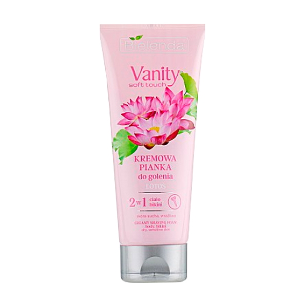 

Крем-пінка для гоління Bielenda Vanity soft touch, Лотос, 175 мл