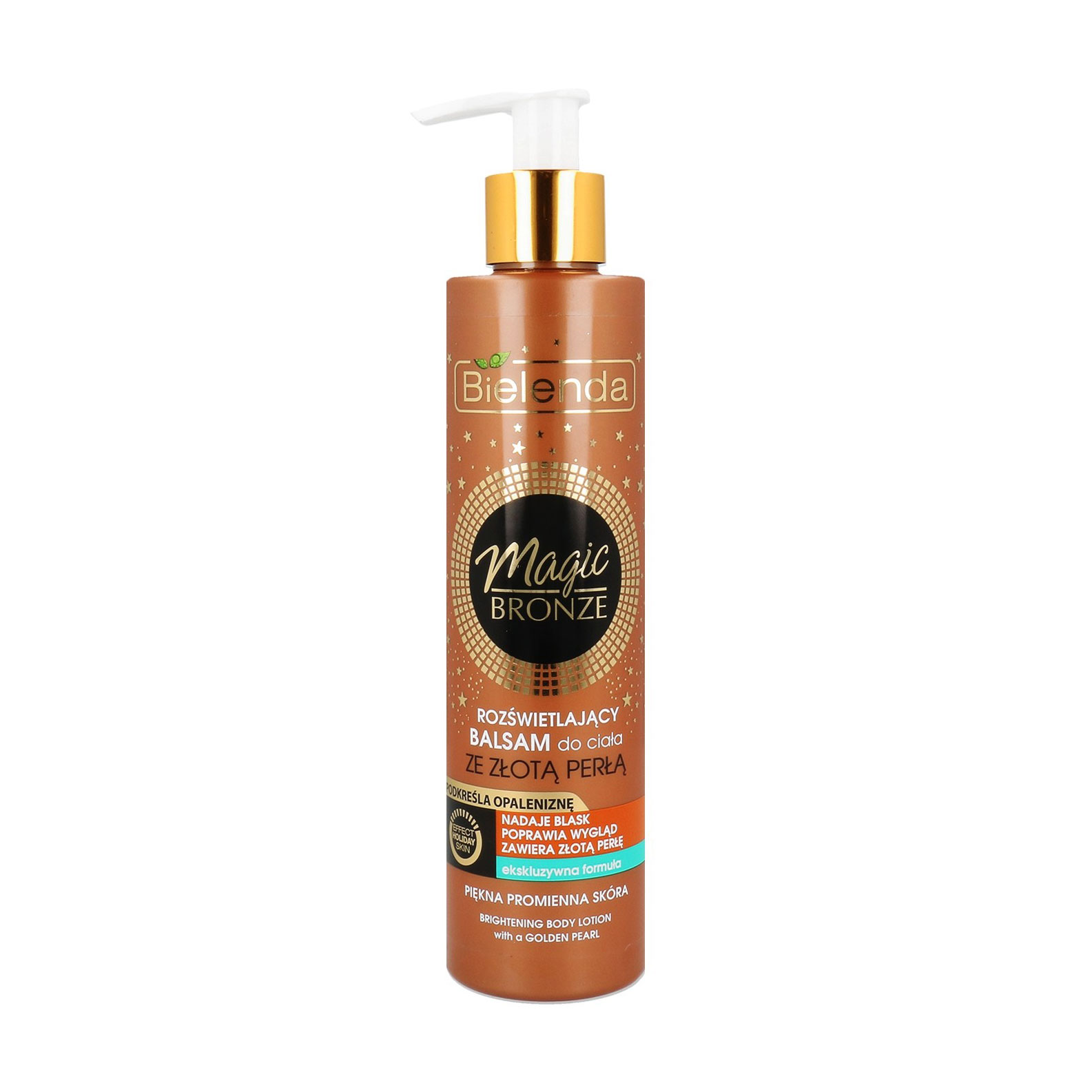 

Блискучий бальзам для тіла Bielenda Magic Bronze із золотою перлиною, 250 мл