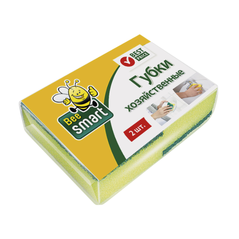 

Губки кухонні Paclan Bee Smart, 2 шт.
