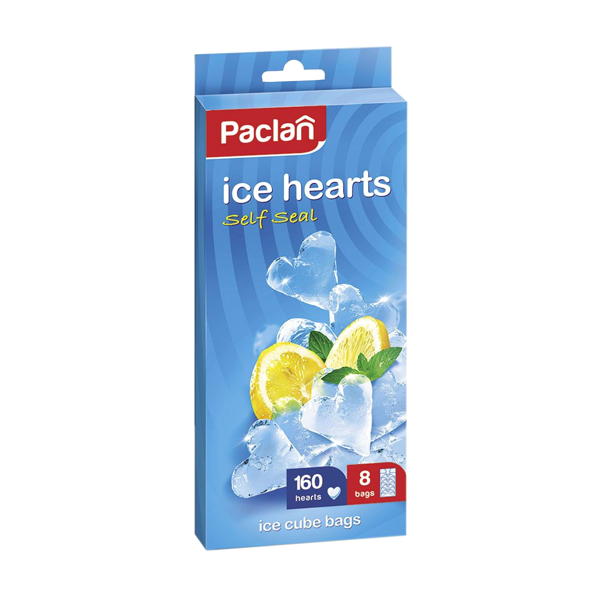 

Мішечки Paclan для приготування крижаних сердечок 8*20 шт