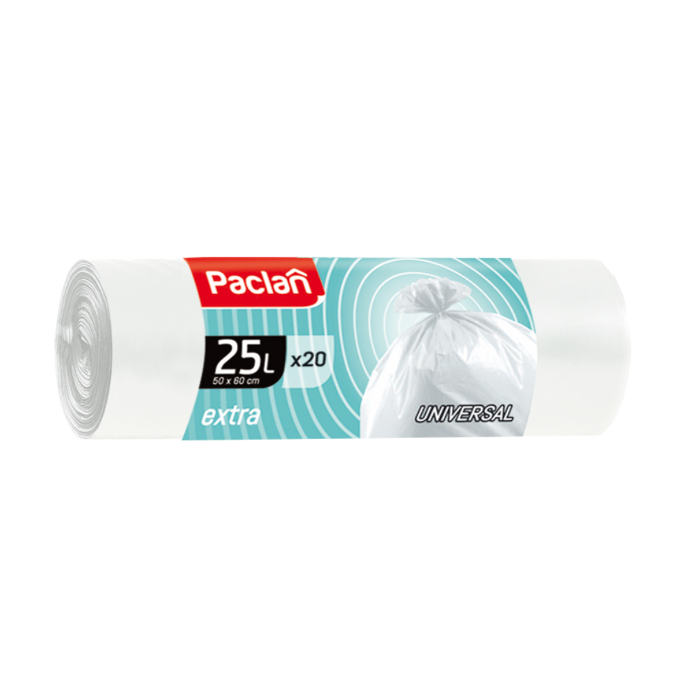 

Пакети для сміття Paclan Extra 25 л 20 шт