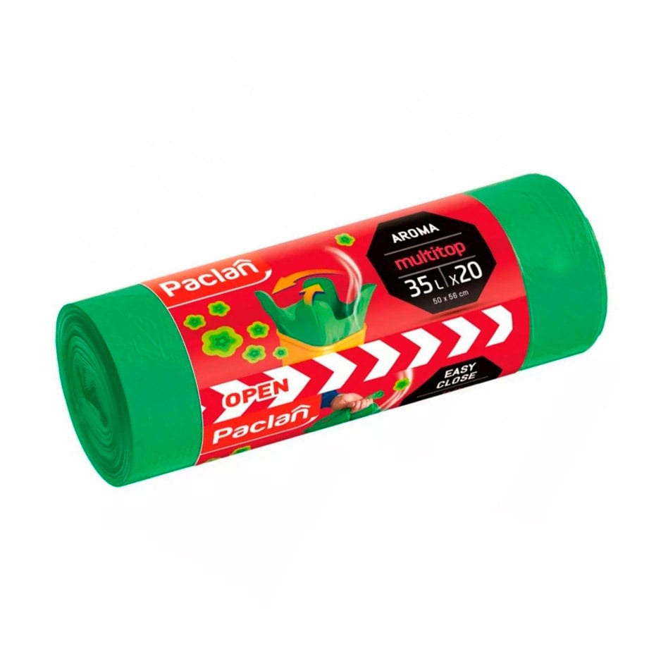 

Пакети для сміття Paclan MultiTop Aroma 35 л, 20 шт