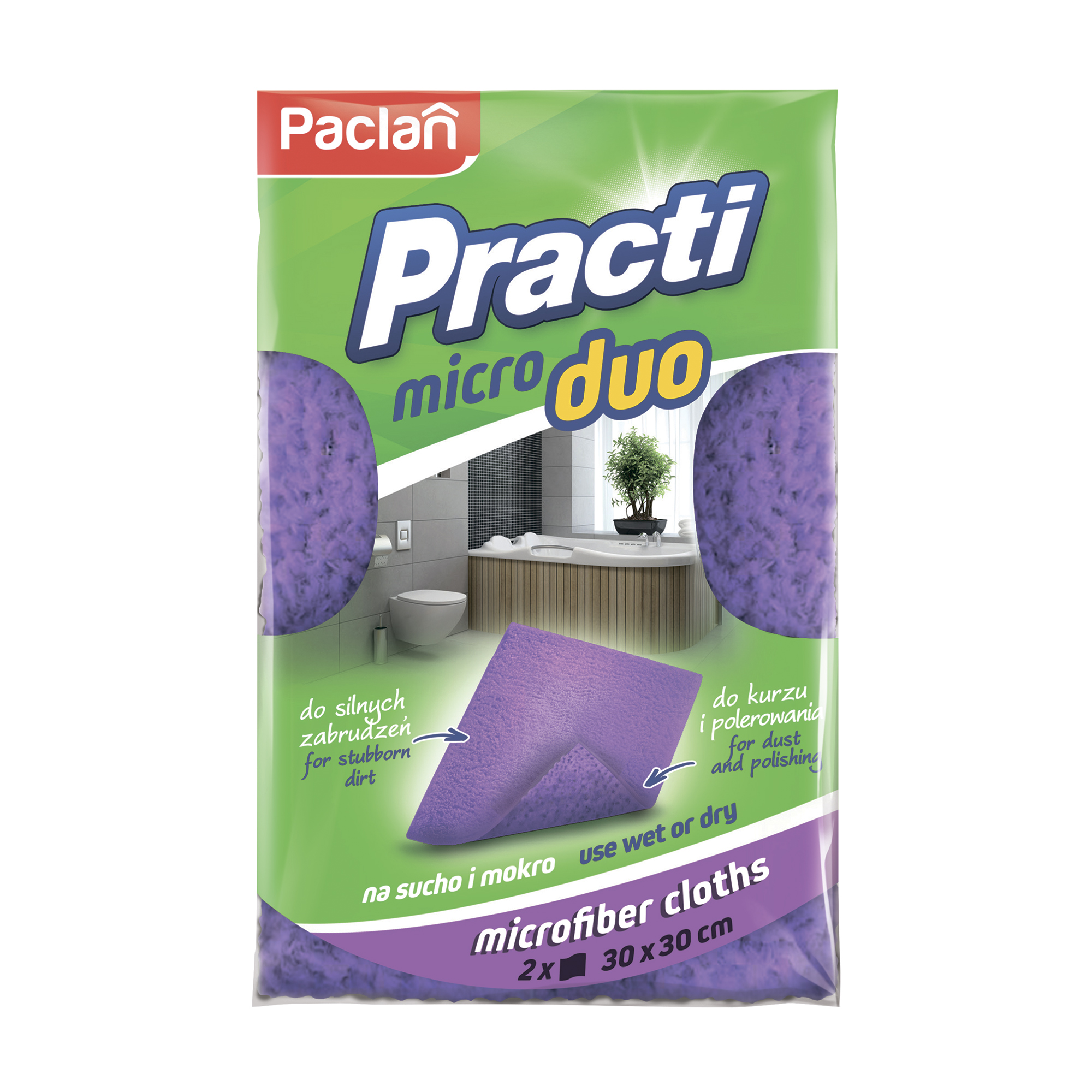 

Ганчірка Paclan мікрофібра 2 шт