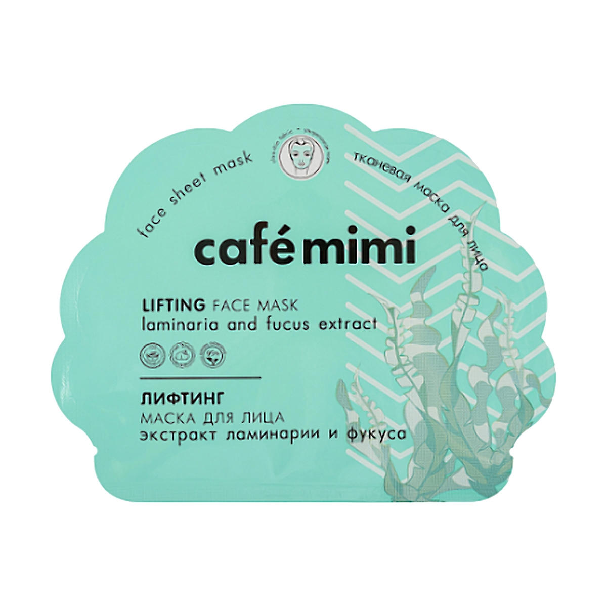 

Маска для обличчя Cafe Mimi тканинна, ліфтинг, 22 г