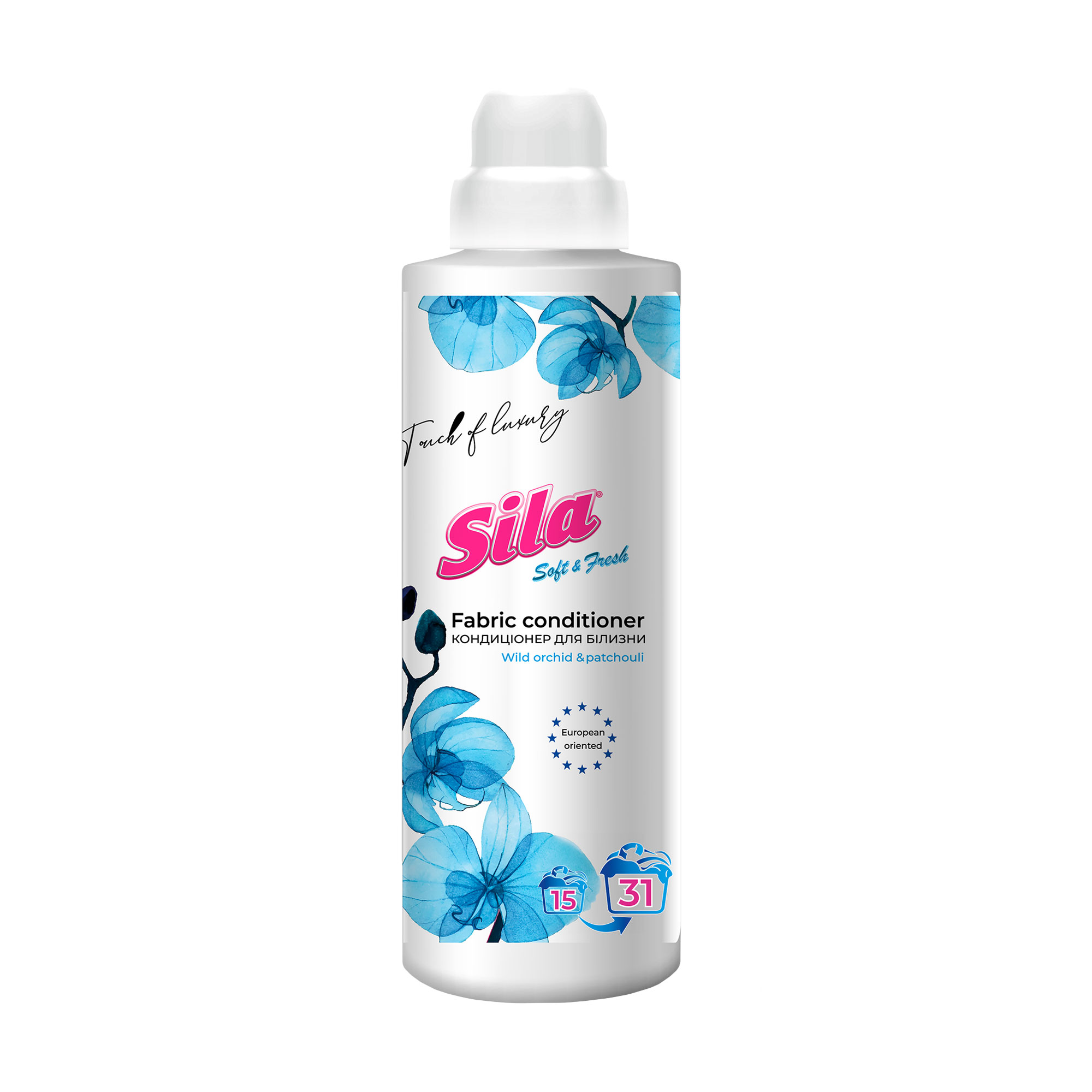 

Кондиціонер для білизни Sila Soft & Fresh Touch of Luxury, 925 мл