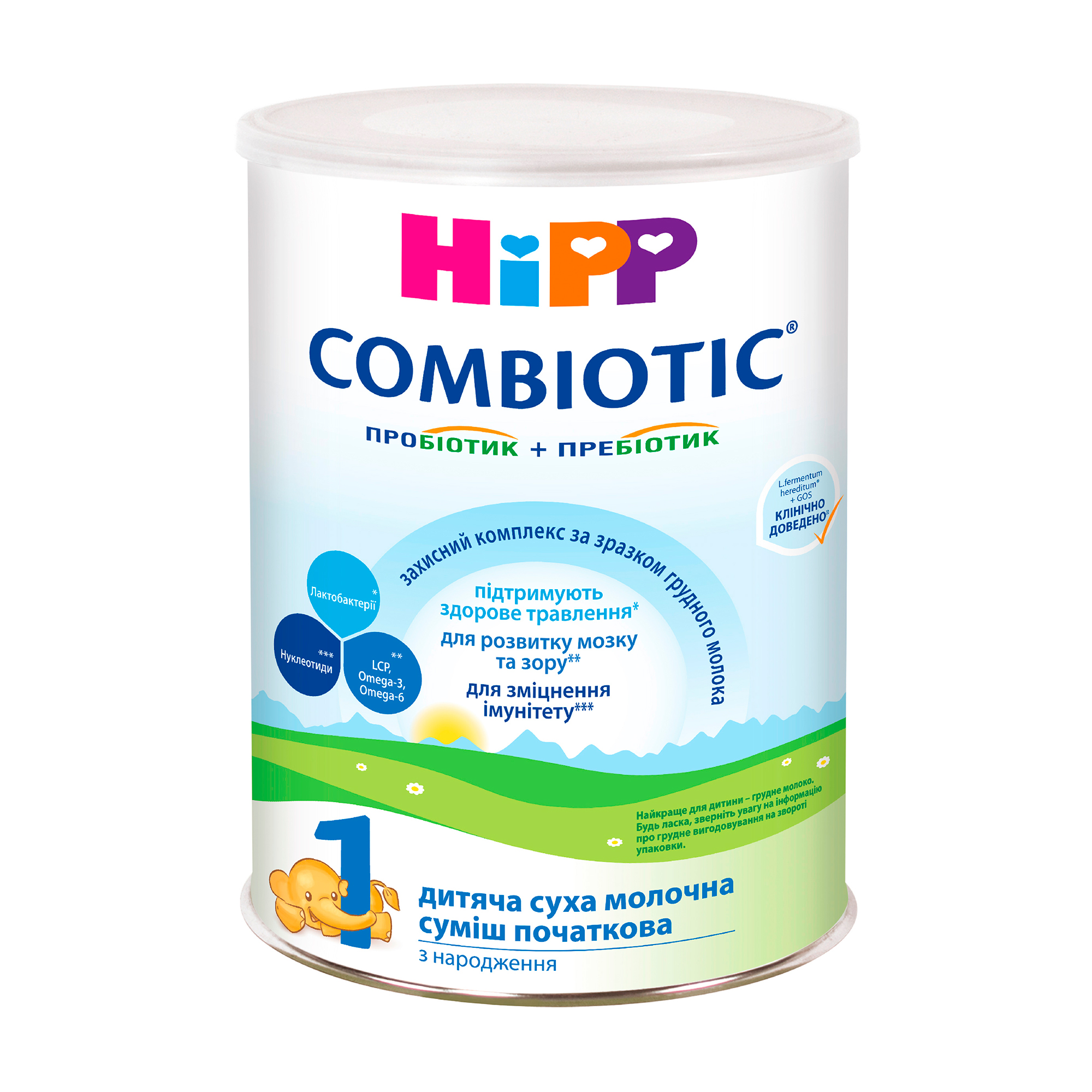 

Дитяча суха молочна суміш HiPP Combiotiс 1 початкова (0-6 місяців) 750 г