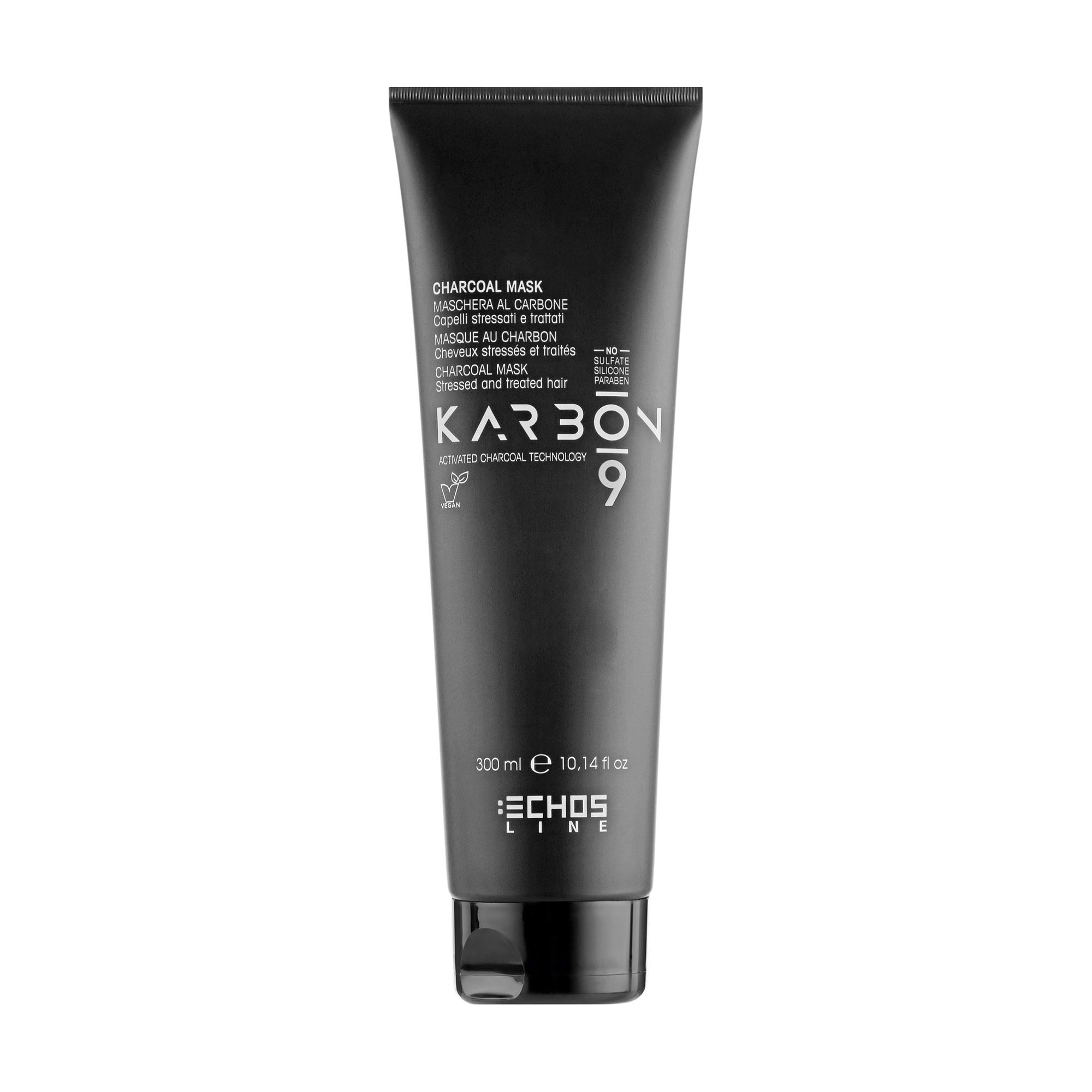 

Уцінка! Маска для волосся Echosline Karbon 9 з активованим вугіллям, 300 мл
