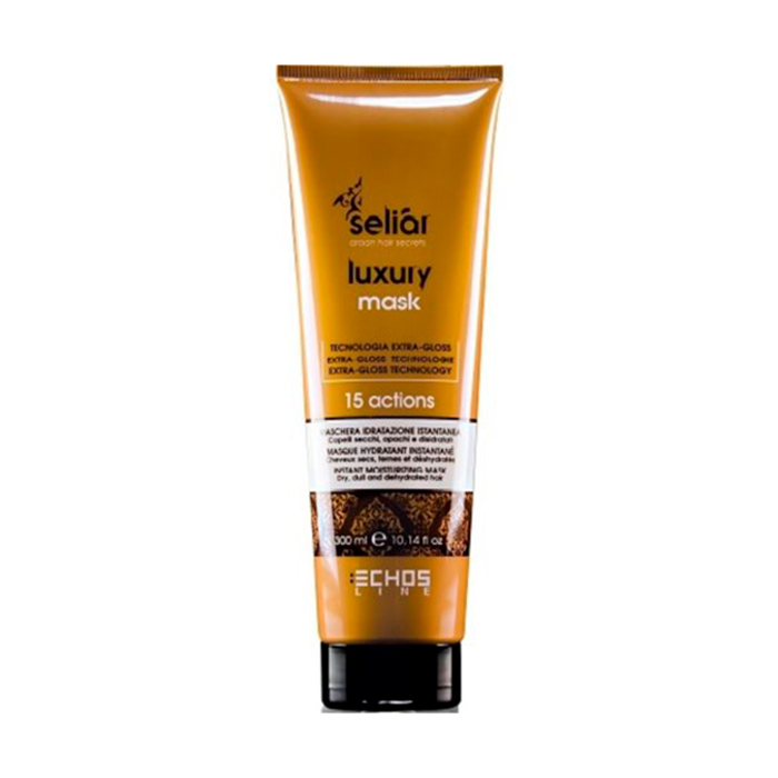 

Уцінка! Зволожуюча маска для волосся Echosline Seliar Luxury 15 Аctions Mask 15 дій, 300 мл